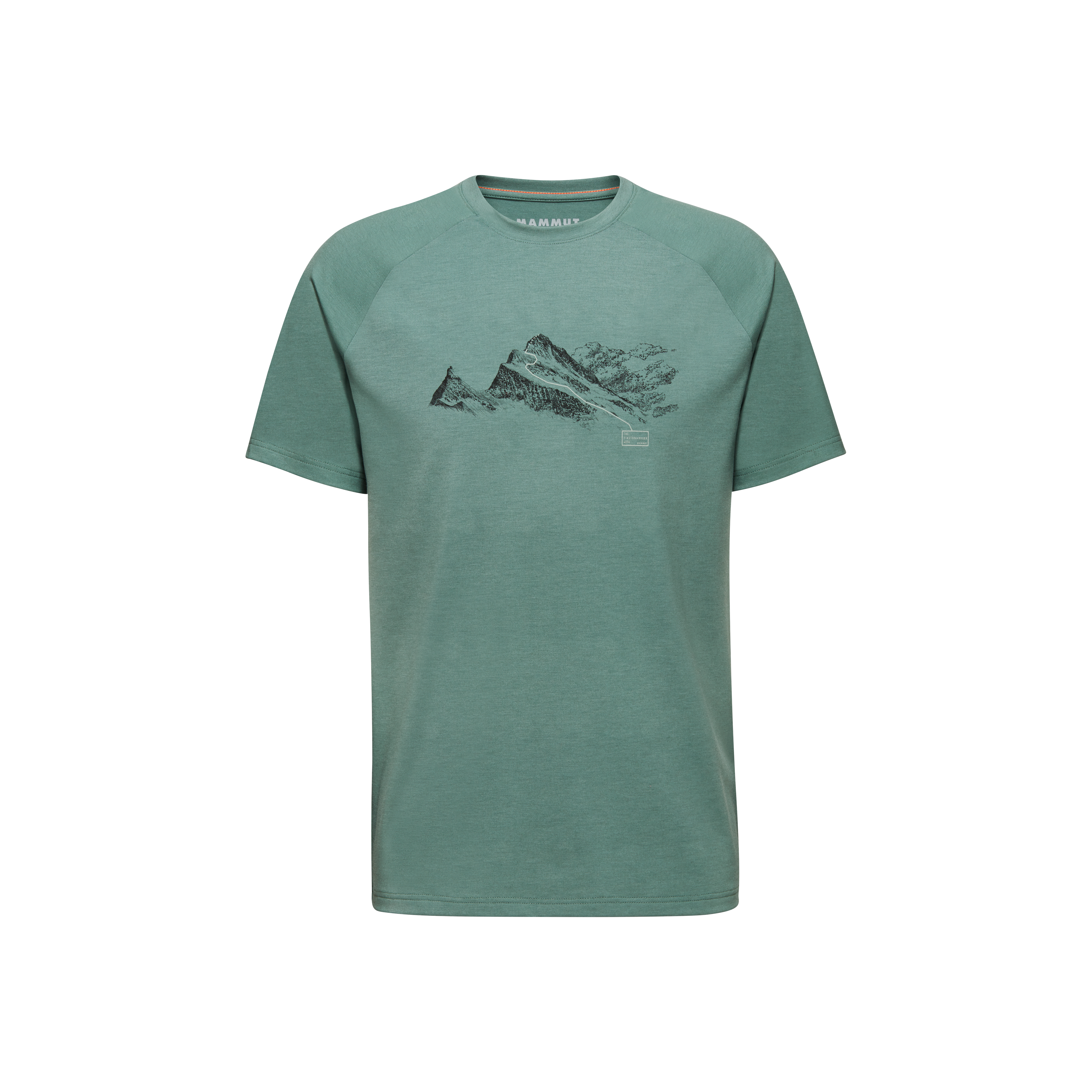 Mountain T-Shirt Men Finsteraarhorn, dark jade thumbnail