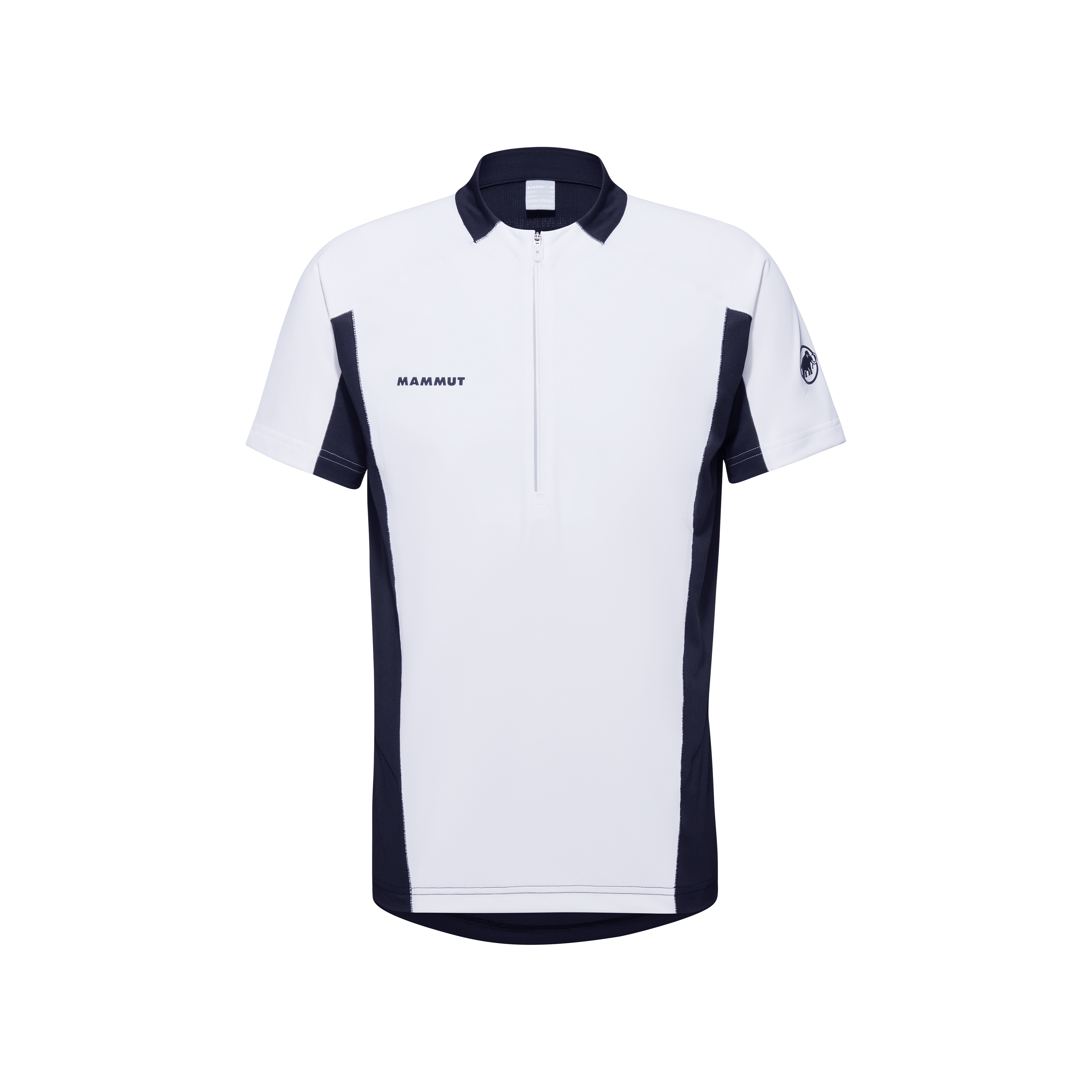 Mammut Aenergy FL Half Zip T-Shirt Men - white-black, XXL - White-black - Thumbnail