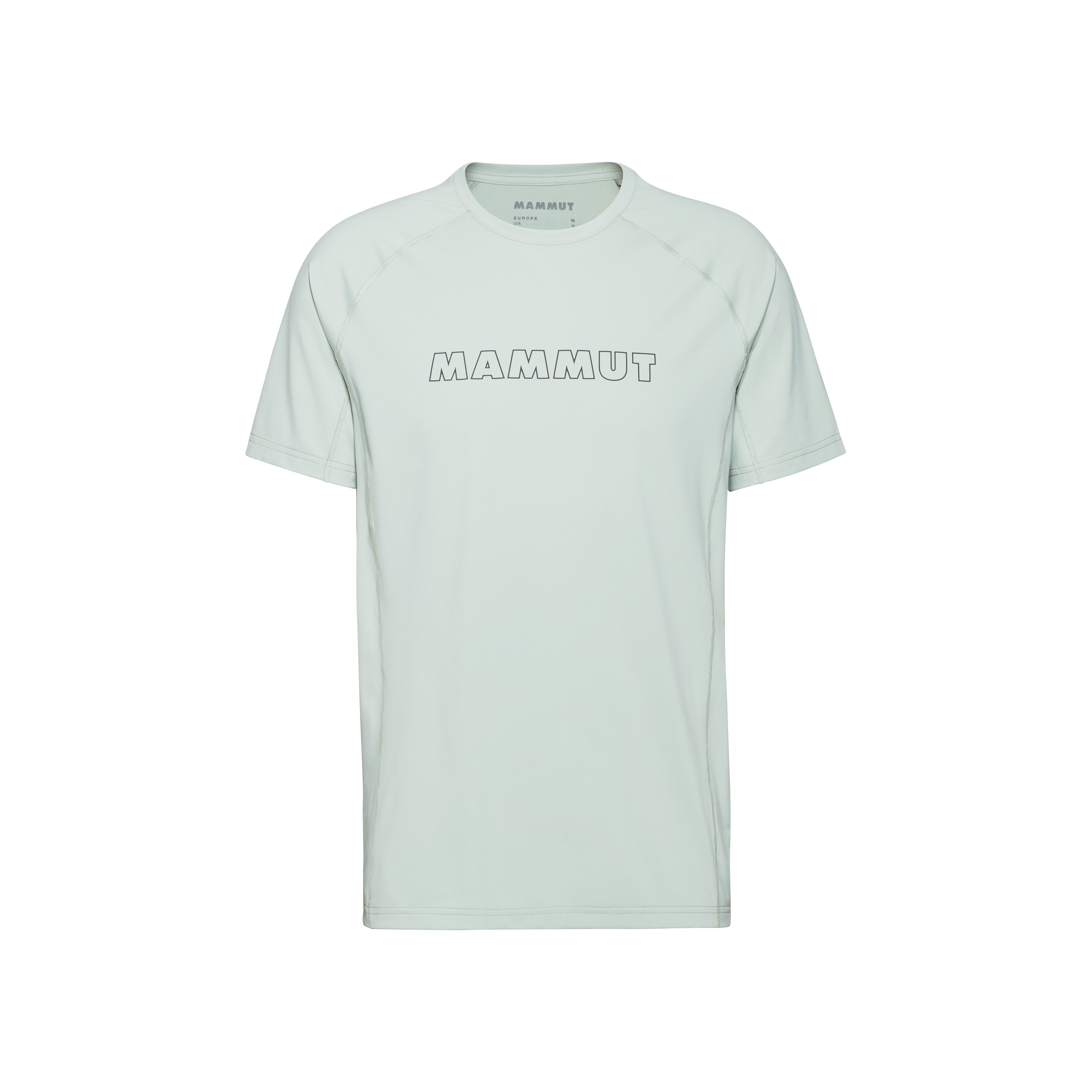 Mammut Selun FL T-Shirt Men Logo, silver sage - Silver sage - Thumbnail