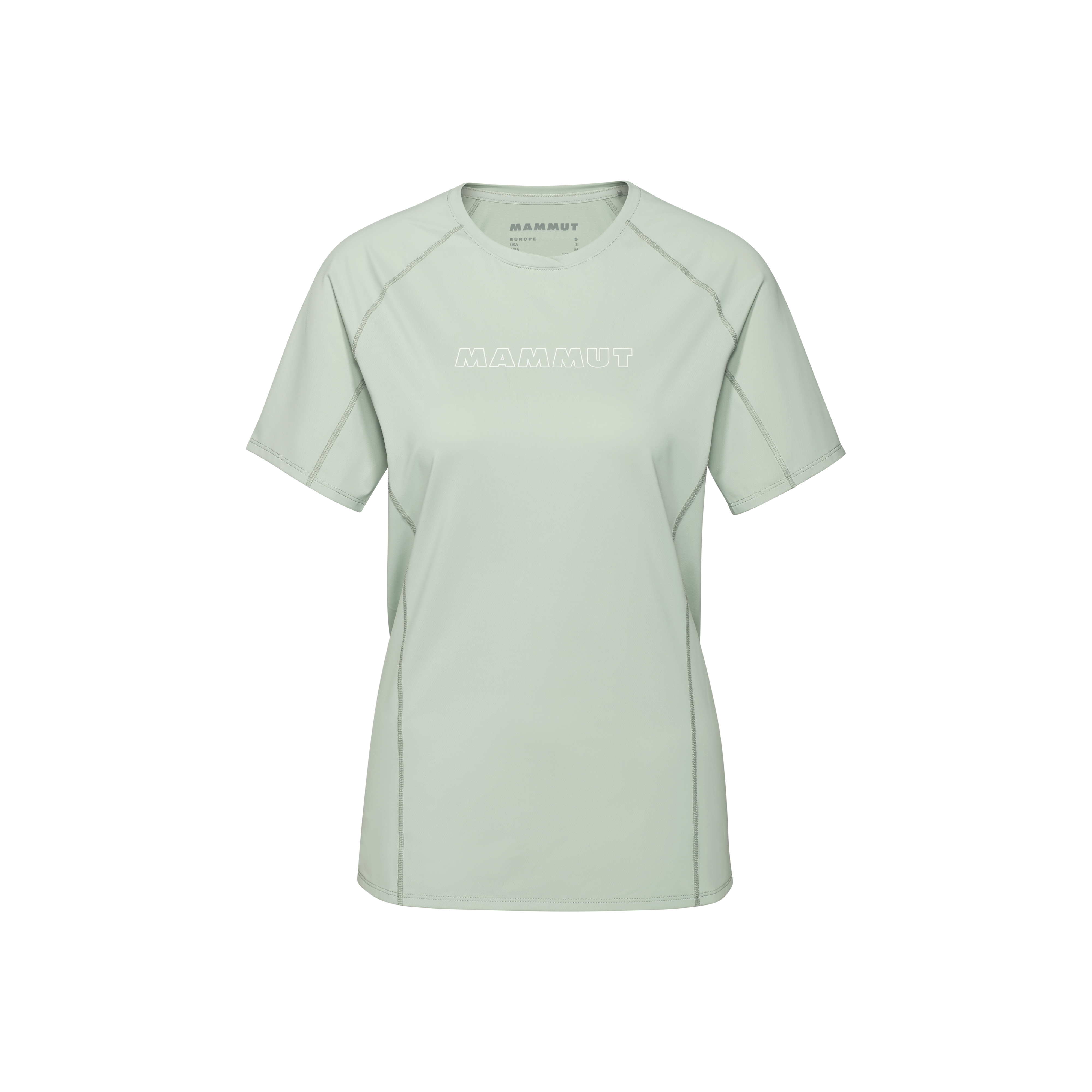 Mammut Selun FL T-Shirt Women Logo - silver sage, XS - Silver sage - Thumbnail