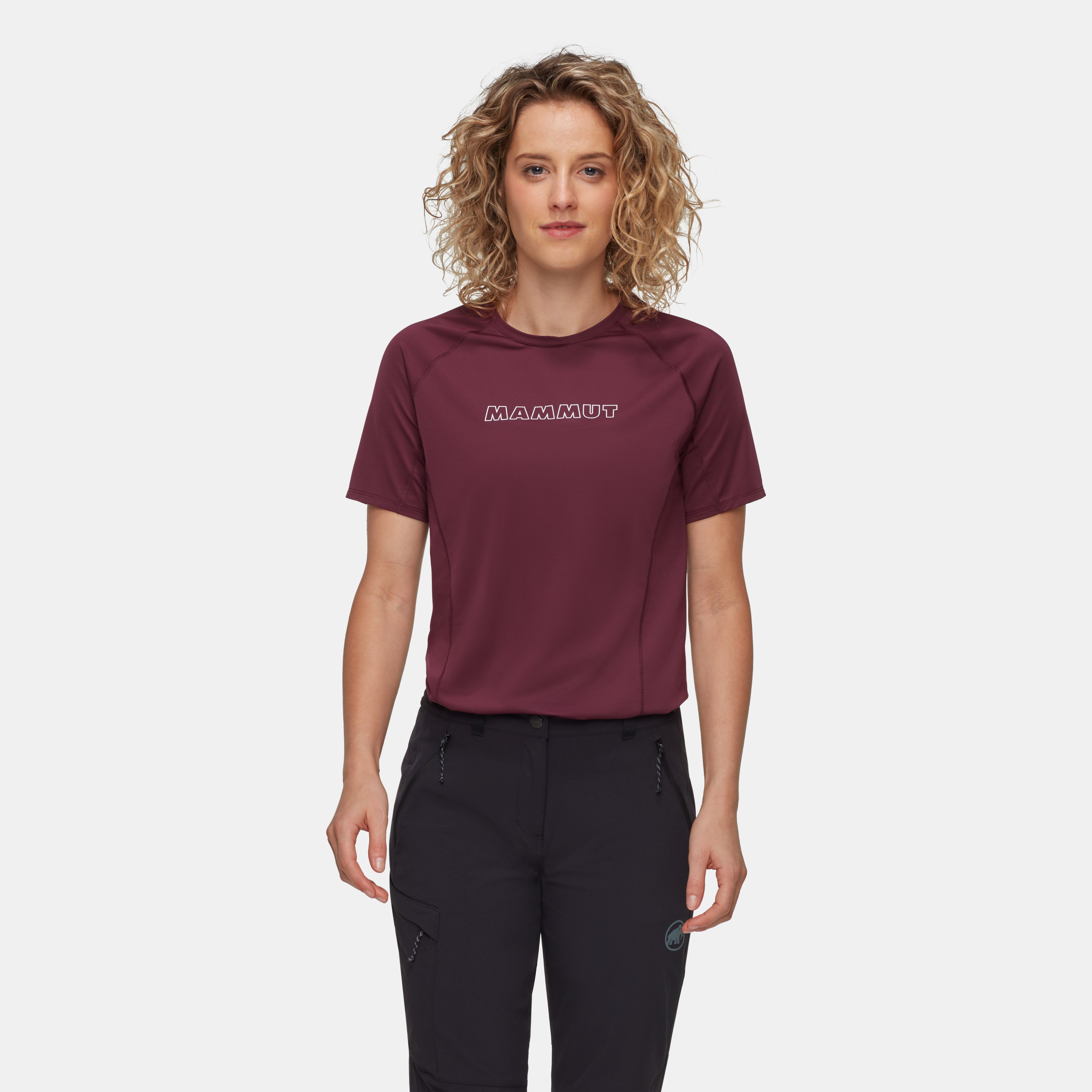 Mammut Selun FL T-Shirt Women Logo, vin - Vin