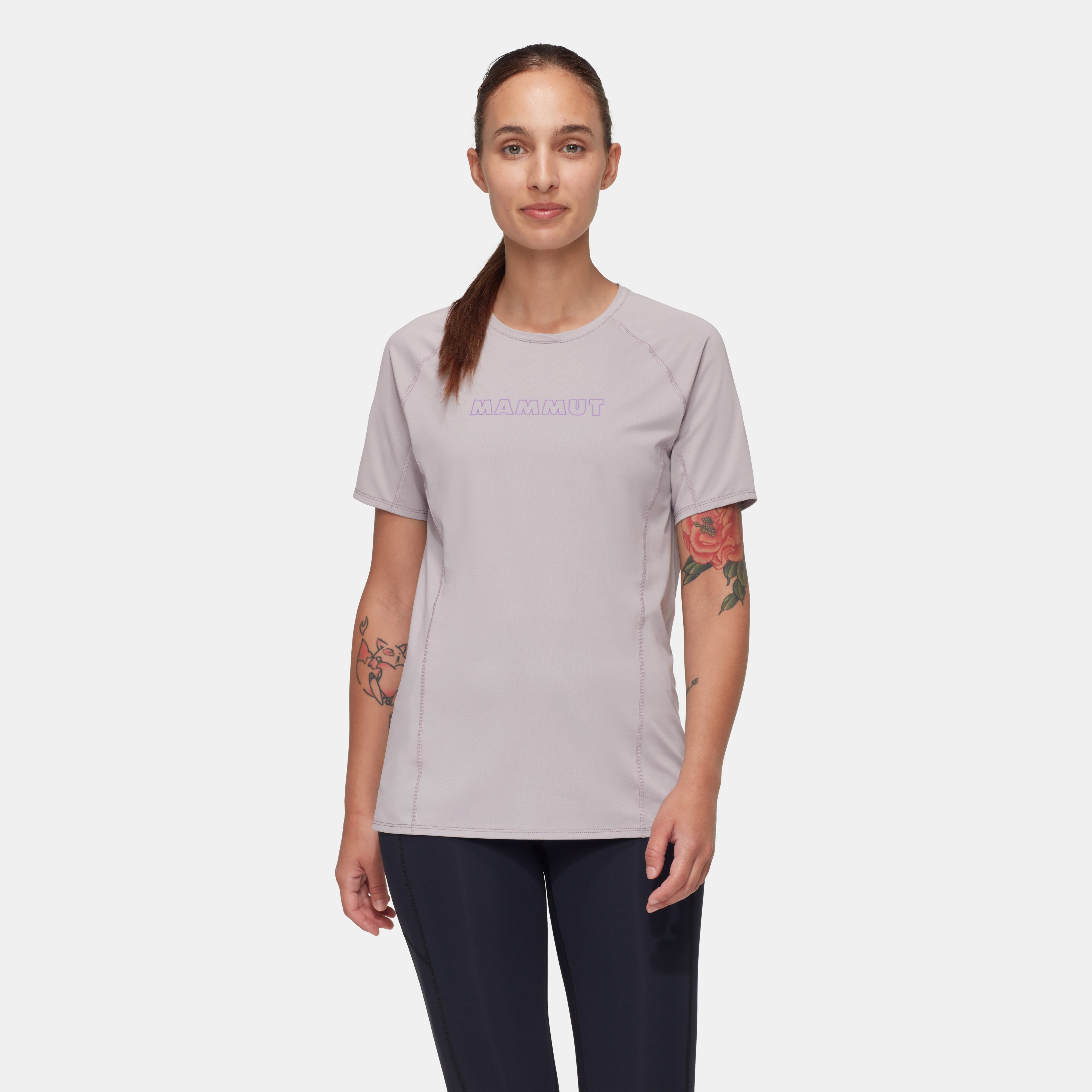 Mammut Selun FL T-Shirt Women Logo, alpine calamint - Alpine calamint