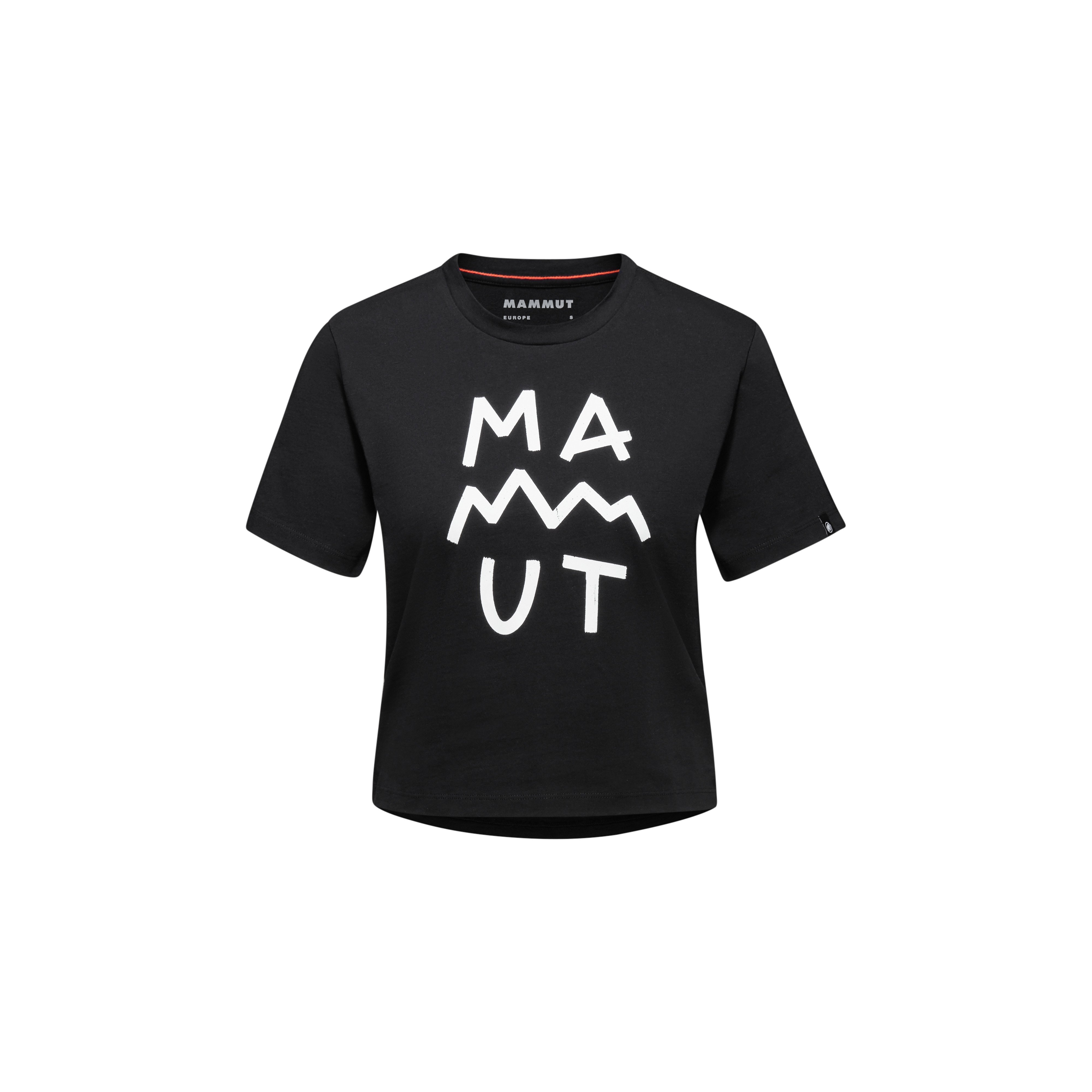 Massone T-Shirt Cropped Women Lettering - black, XS thumbnail