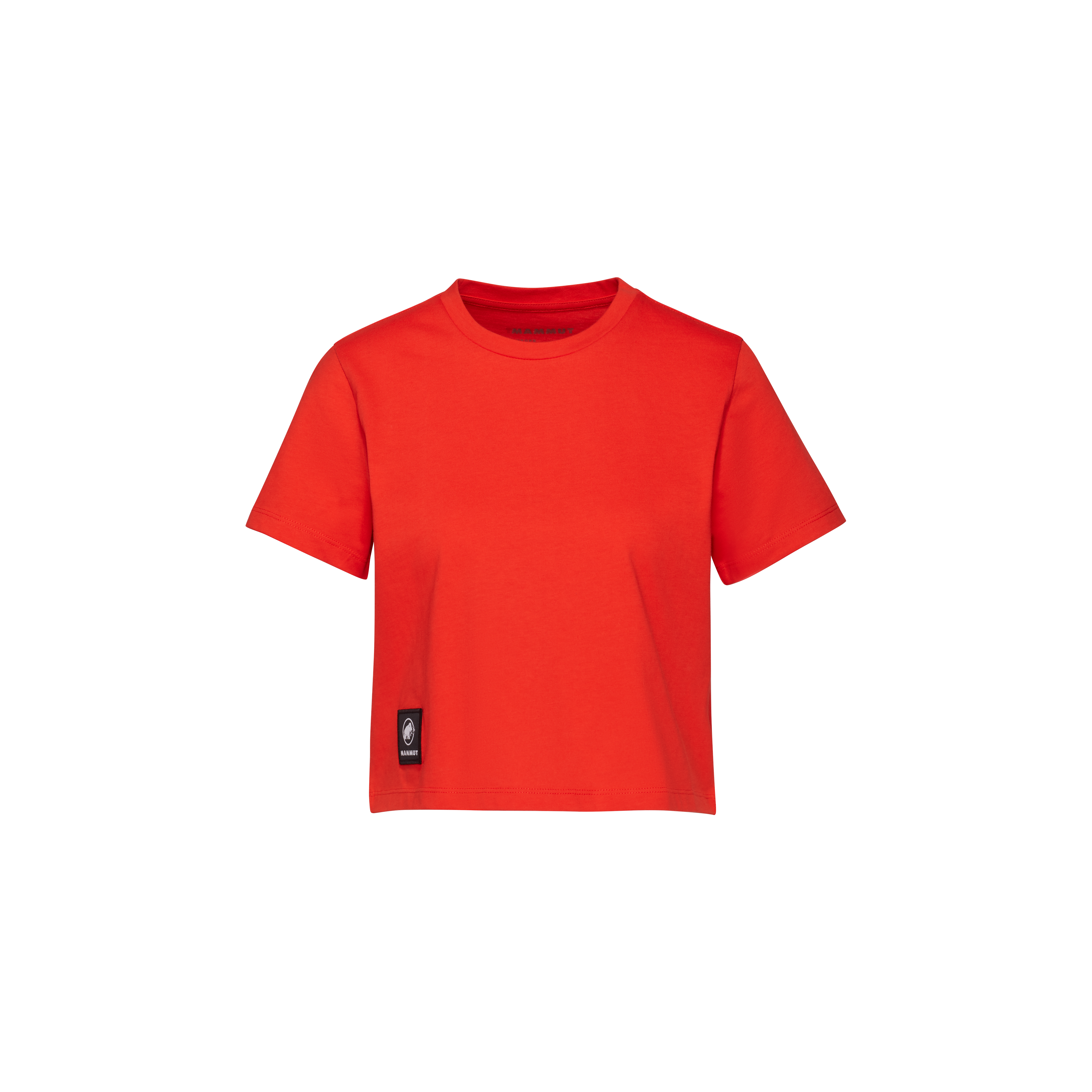 Mammut Massone T-Shirt Cropped Women Patch - mammut red, XS - Mammut red - Thumbnail