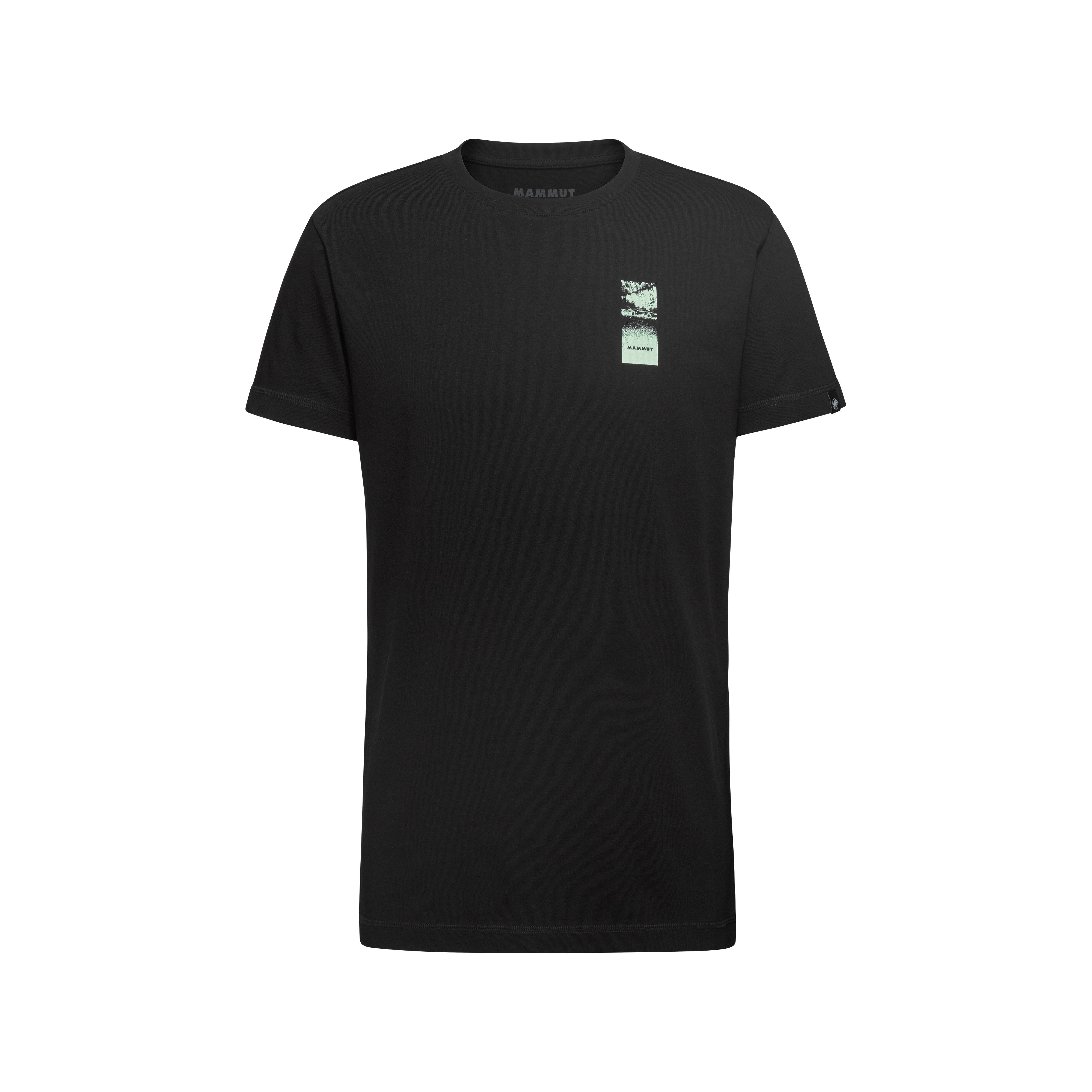 Mammut Massone T-Shirt Men Wagon - Black/White/Glacier blue - Thumbnail
