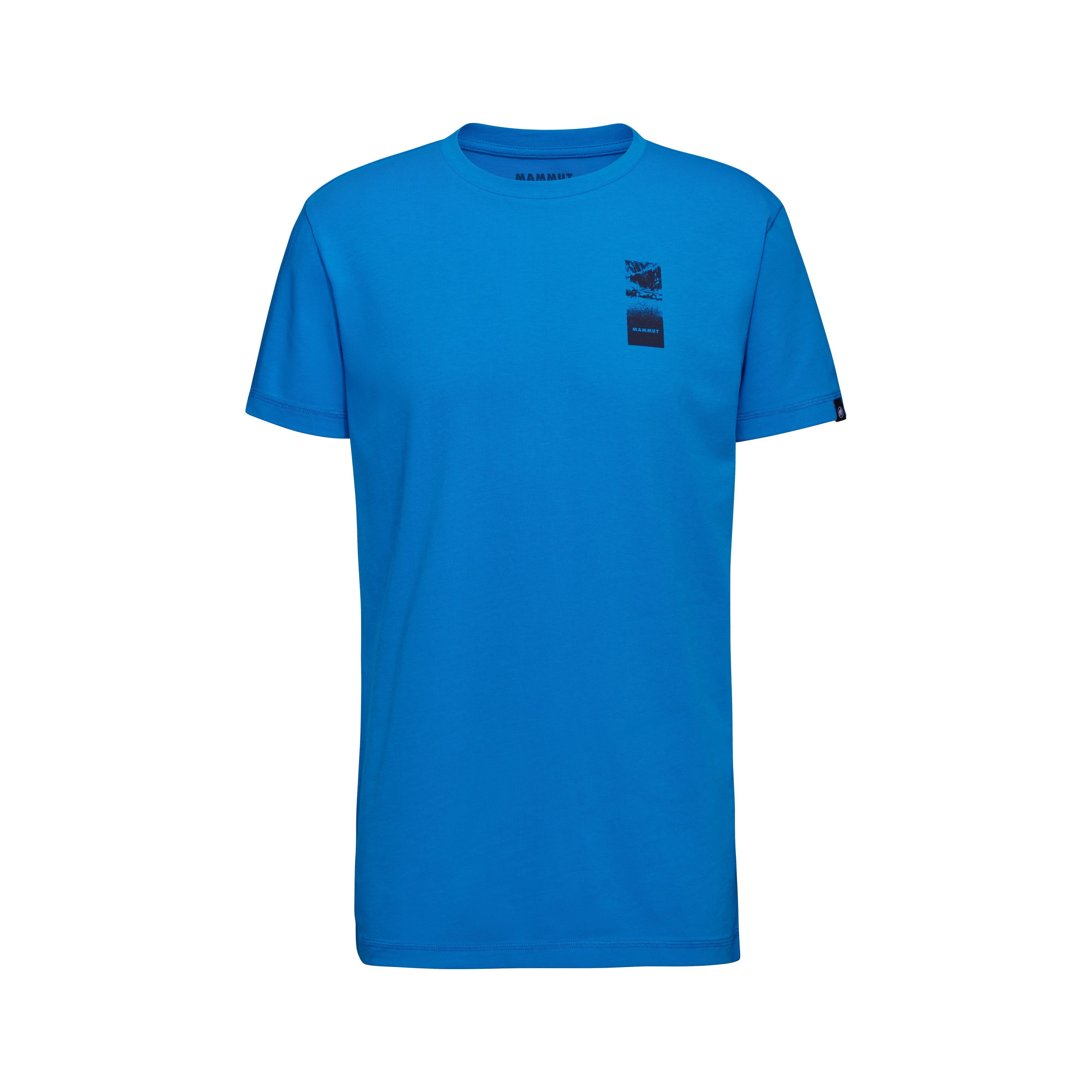 Mammut Massone T-Shirt Men Wagon - Black/White/Glacier blue - Thumbnail