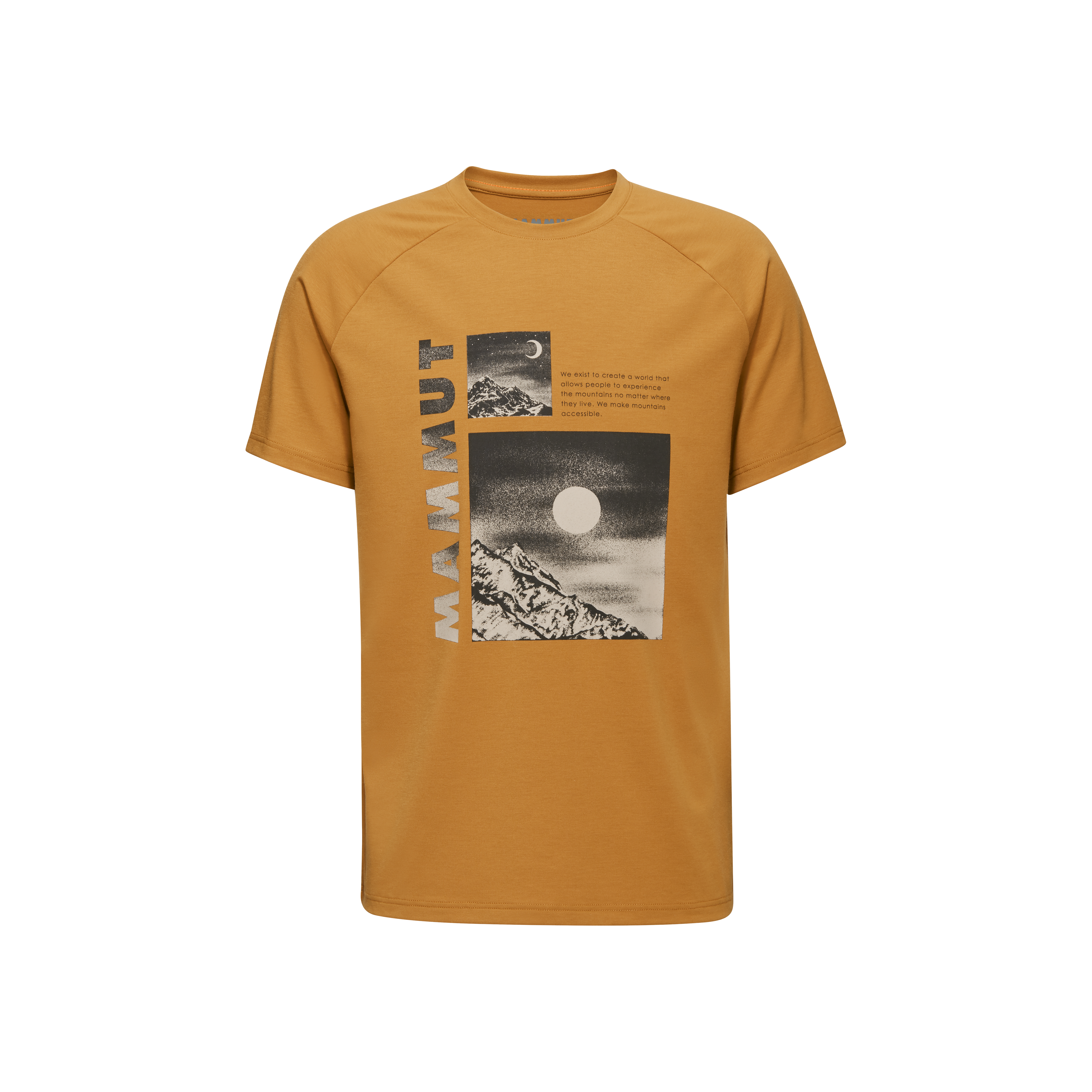 Mountain T-Shirt Men Day and Night, cheetah thumbnail
