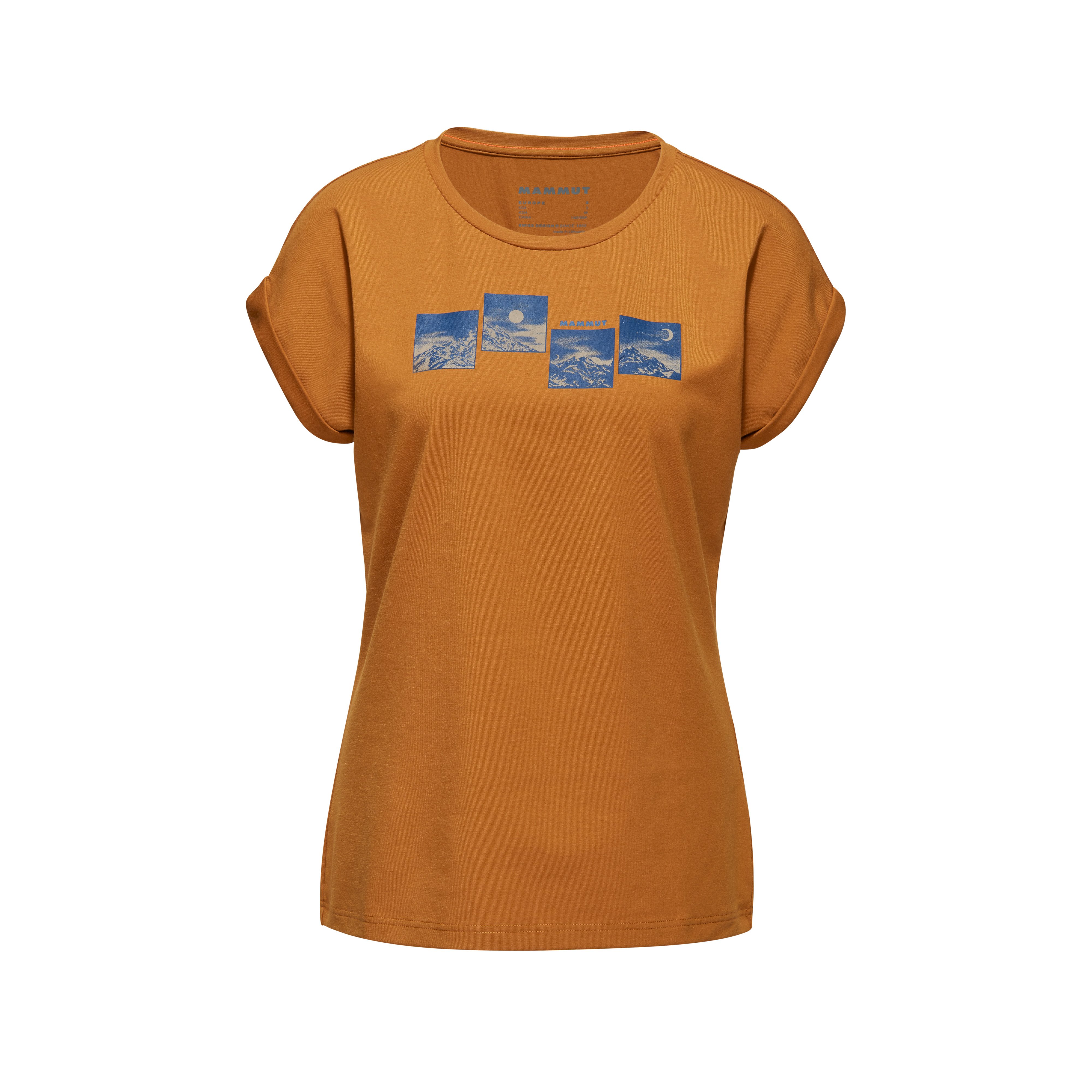Mammut Mountain T-Shirt Women Day and Night - Quartz dust/Cheetah/Glacier blue - Thumbnail