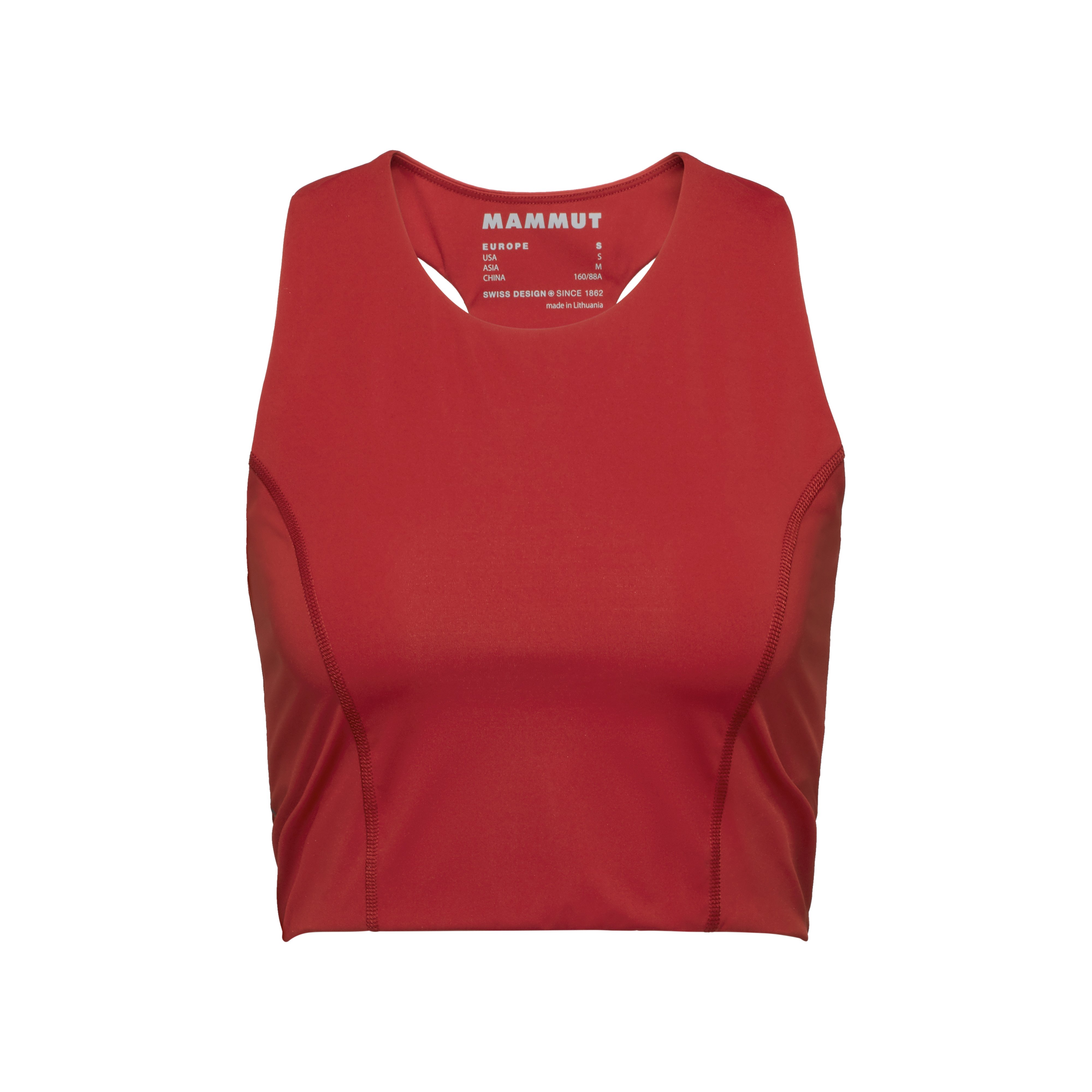 Mammut Massone Bra Top Women - Black/Strata/Dark mammut red/Lavandin/ paloja - Thumbnail