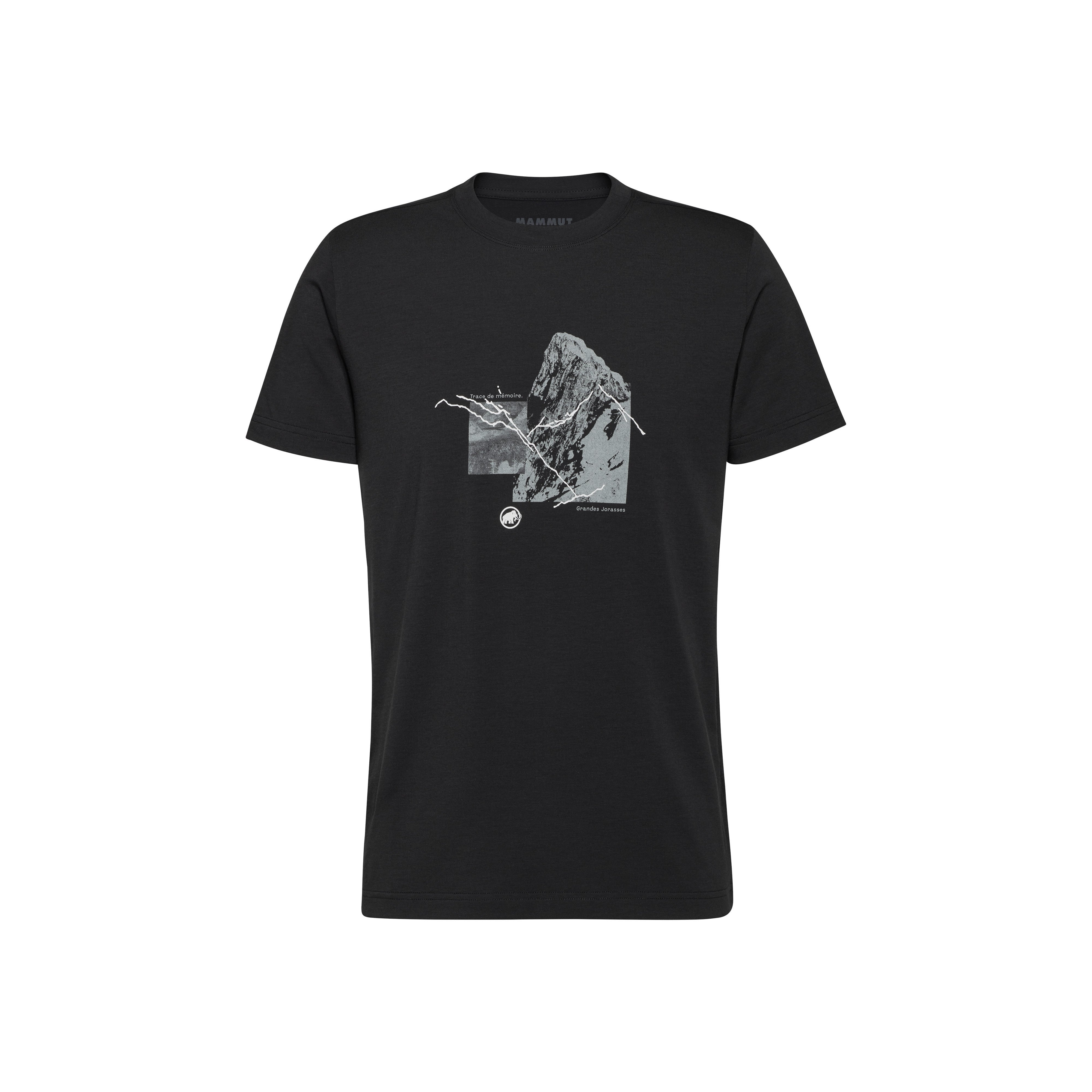 Mammut Mountain T-Shirt Men 4208m - Black/White/Mammut red/Marine - Thumbnail