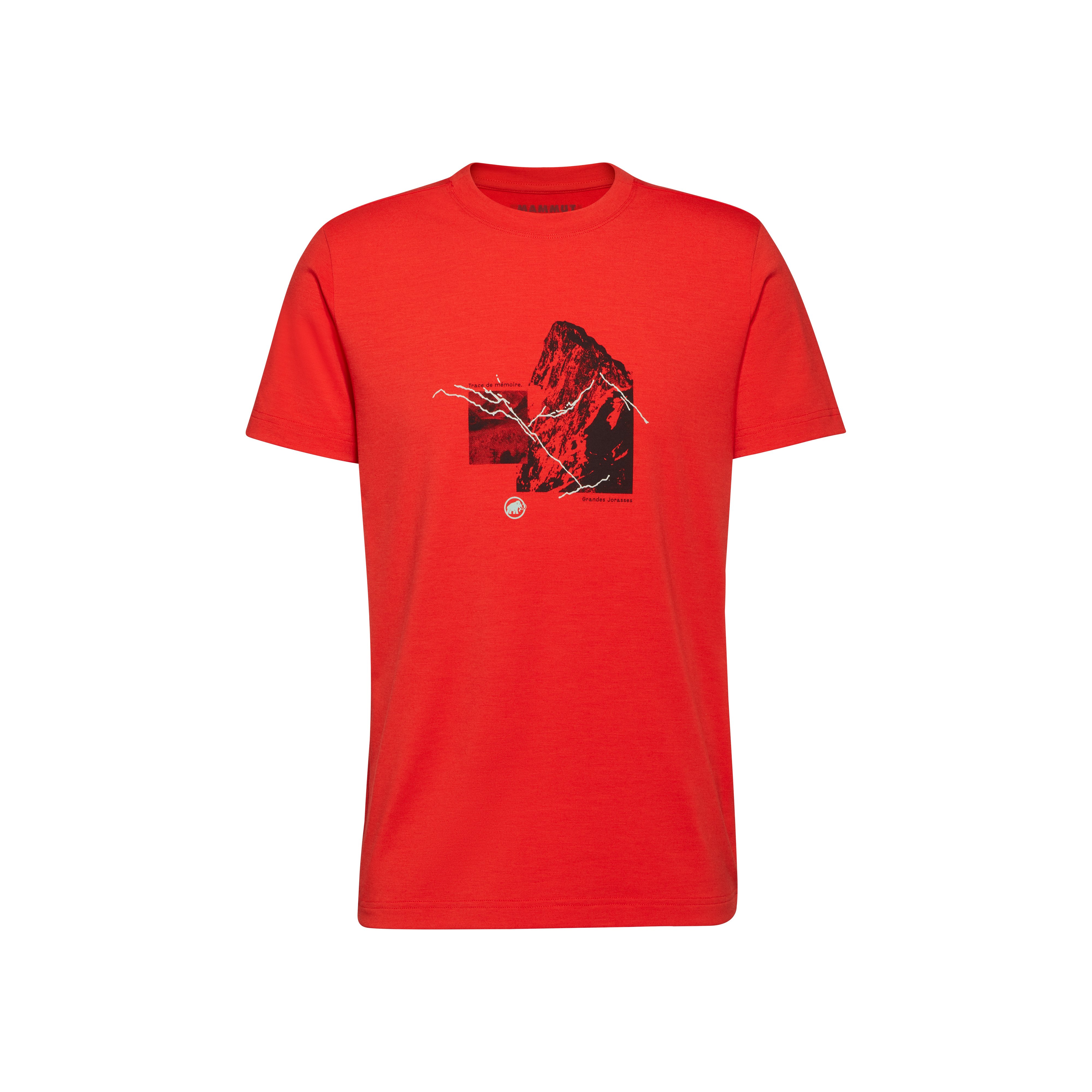 Mammut Mountain T-Shirt Men 4208m - Black/White/Mammut red/Marine - Thumbnail