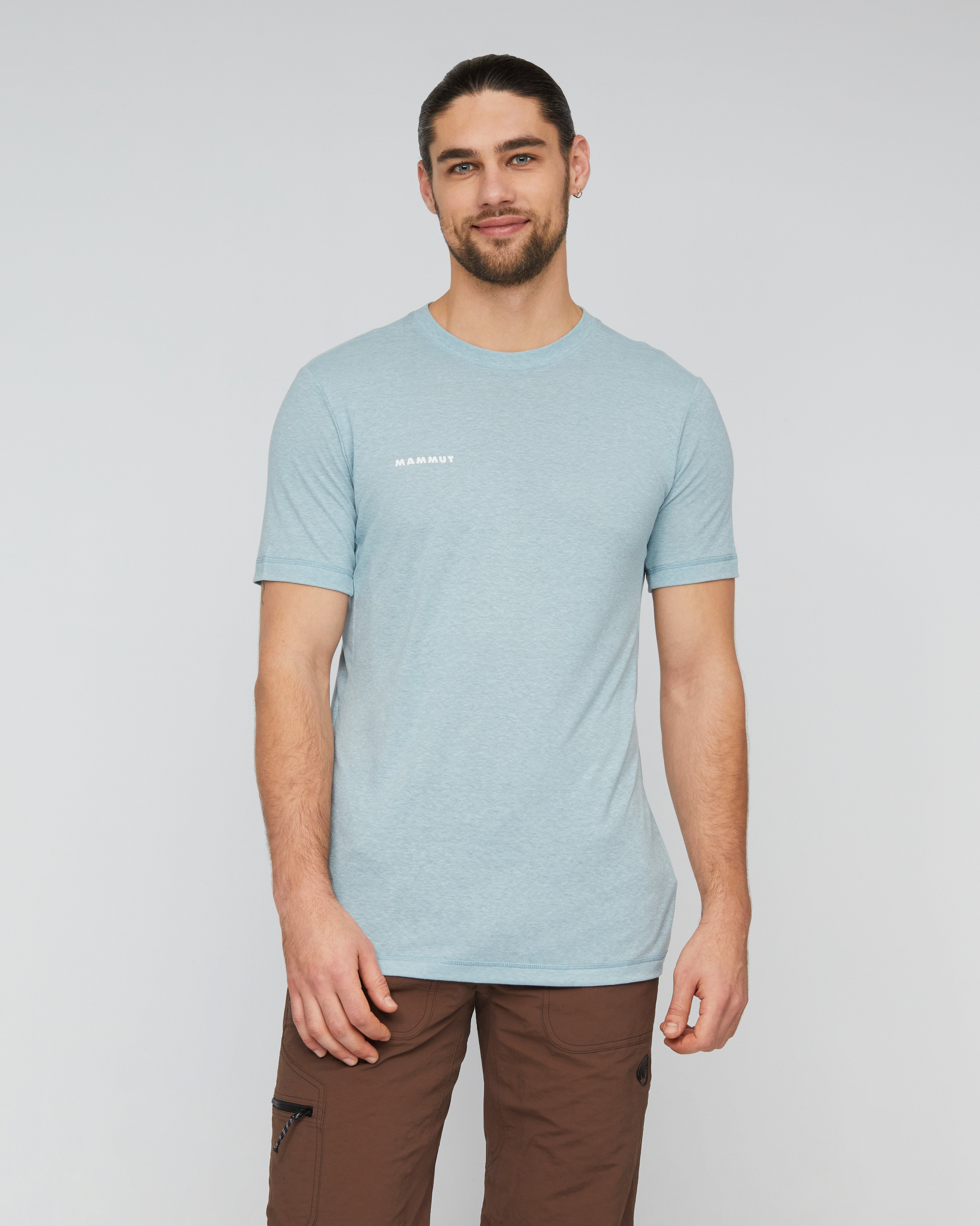 Mammut Massone Light T-Shirt Men, nebla - Nebla - Model front view