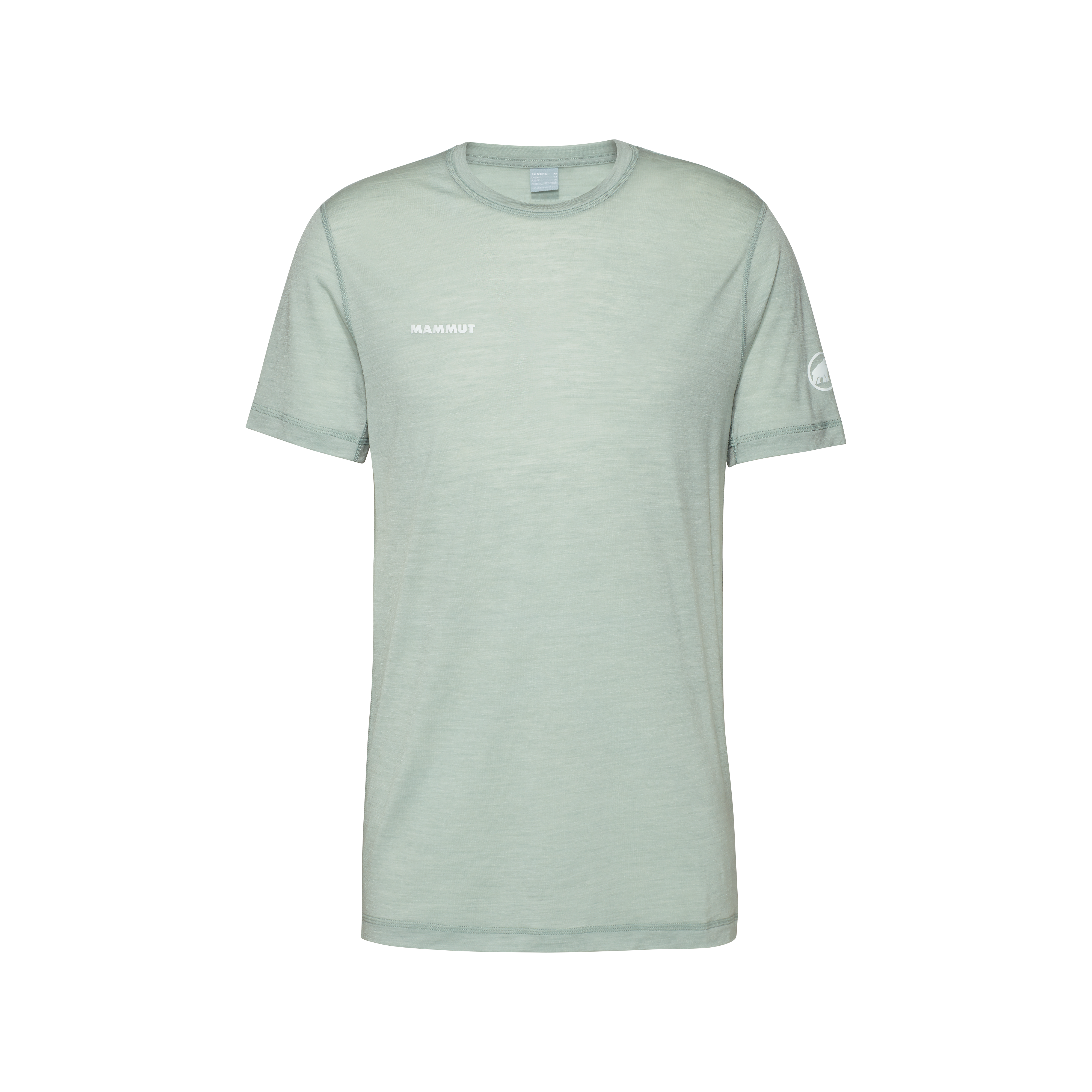 Mammut Tree Wool FL T-Shirt Men, silver sage melange - Silver sage melange - Thumbnail