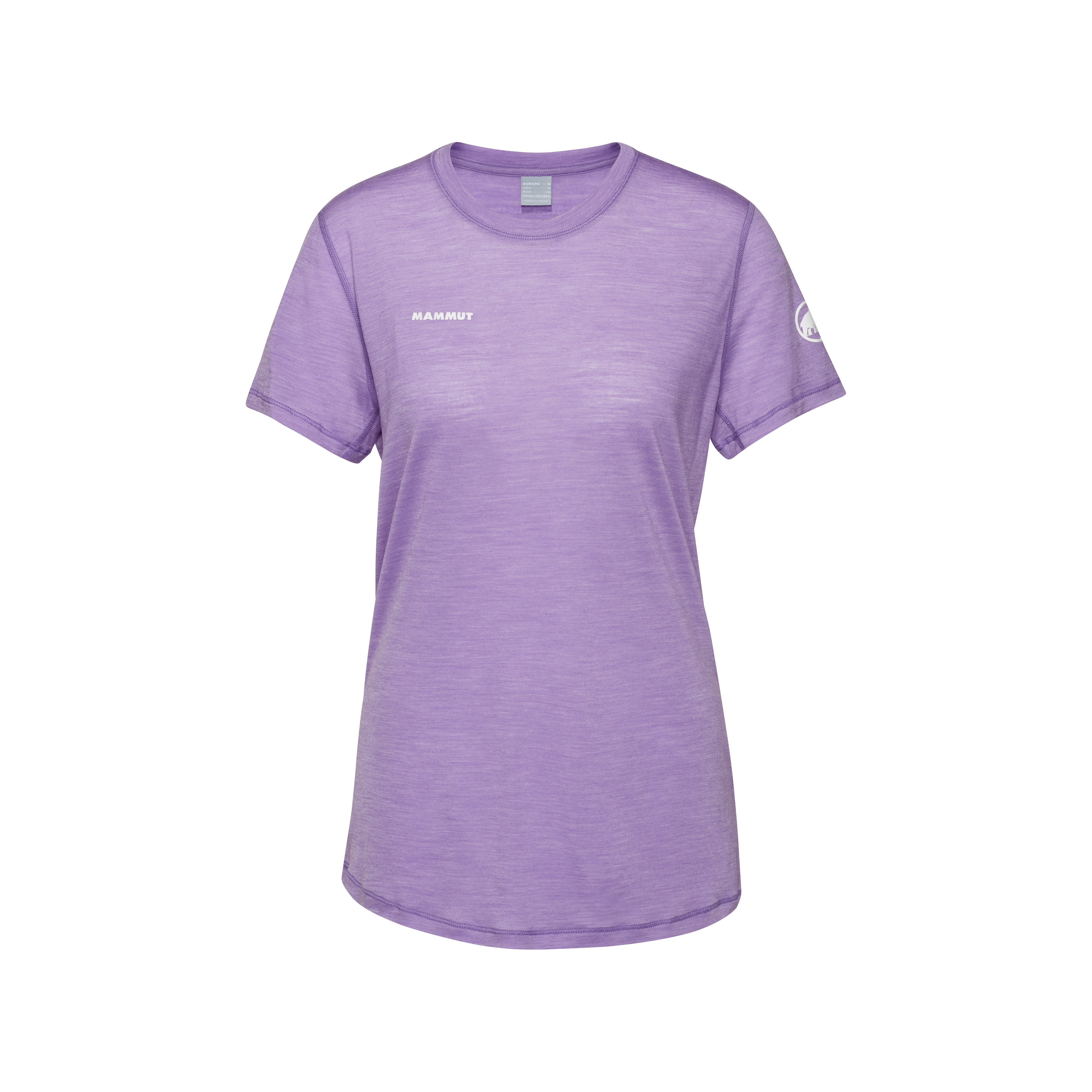 Mammut Tree Wool FL T-Shirt Women - lavandin melange, XS - Lavandin melange - Thumbnail