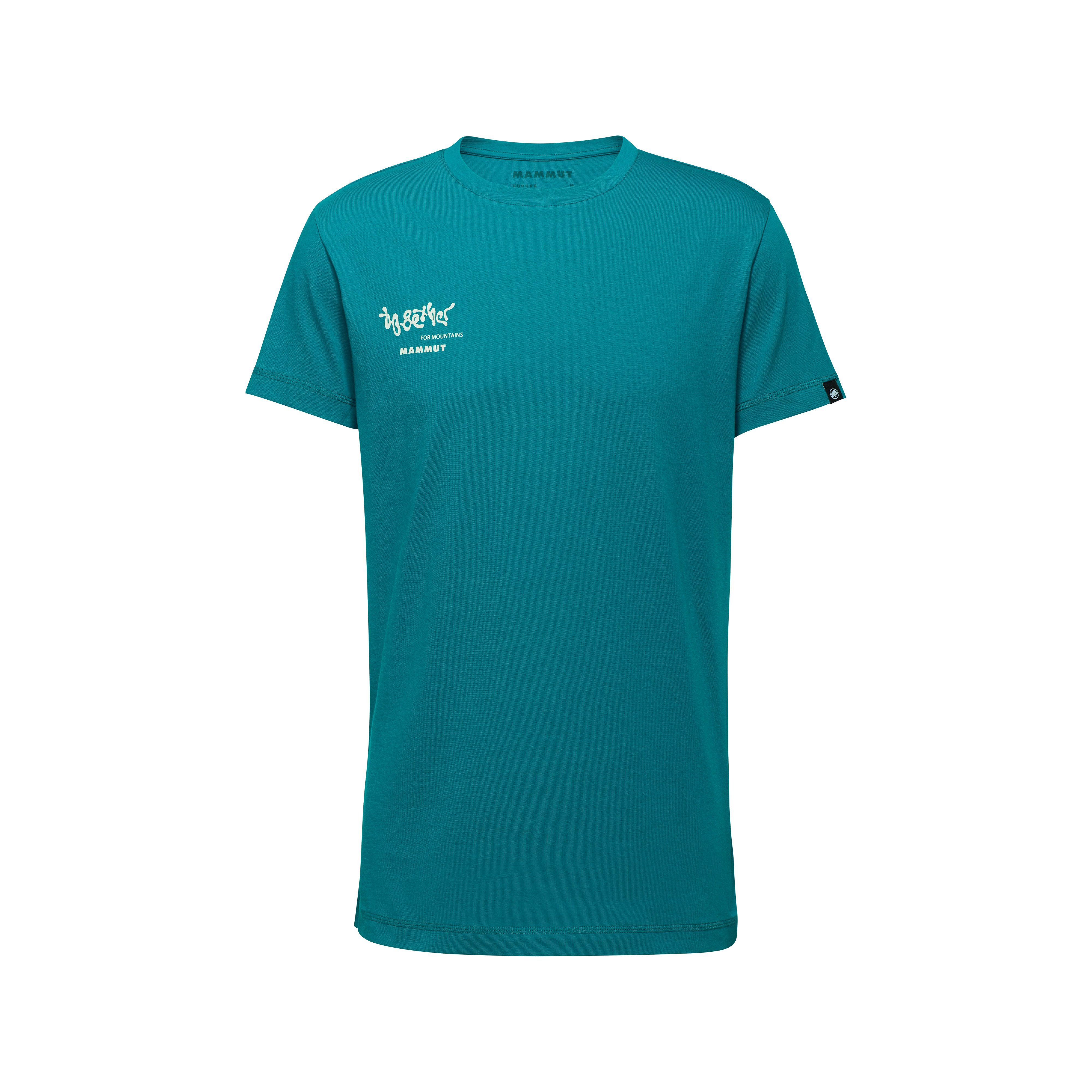 Mammut Massone T-Shirt Men Together - Black/Silver sage/Deep teal - Thumbnail