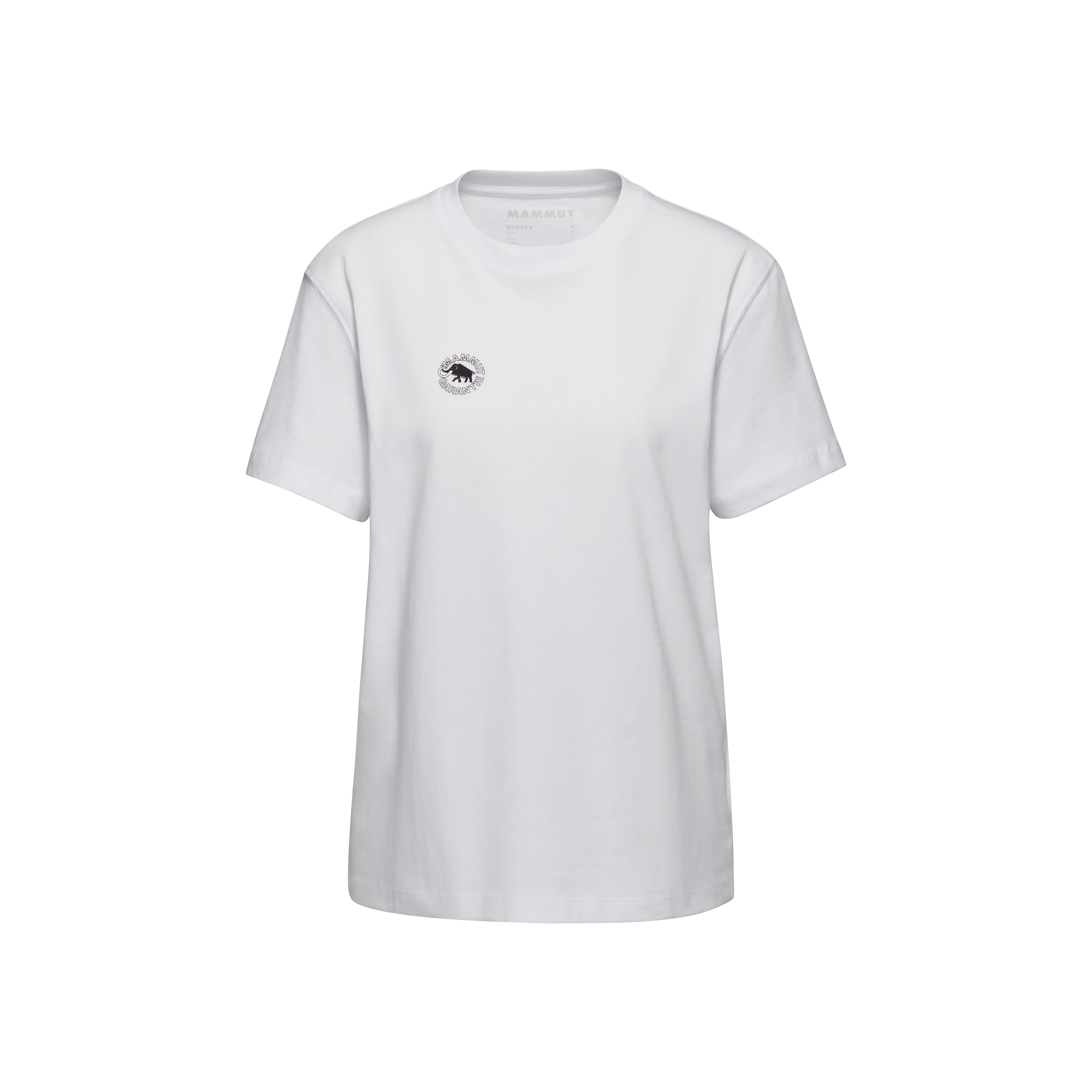 Mammut Mammut Base T-Shirt Women Guarantee 1974 - white, XS - White - Thumbnail