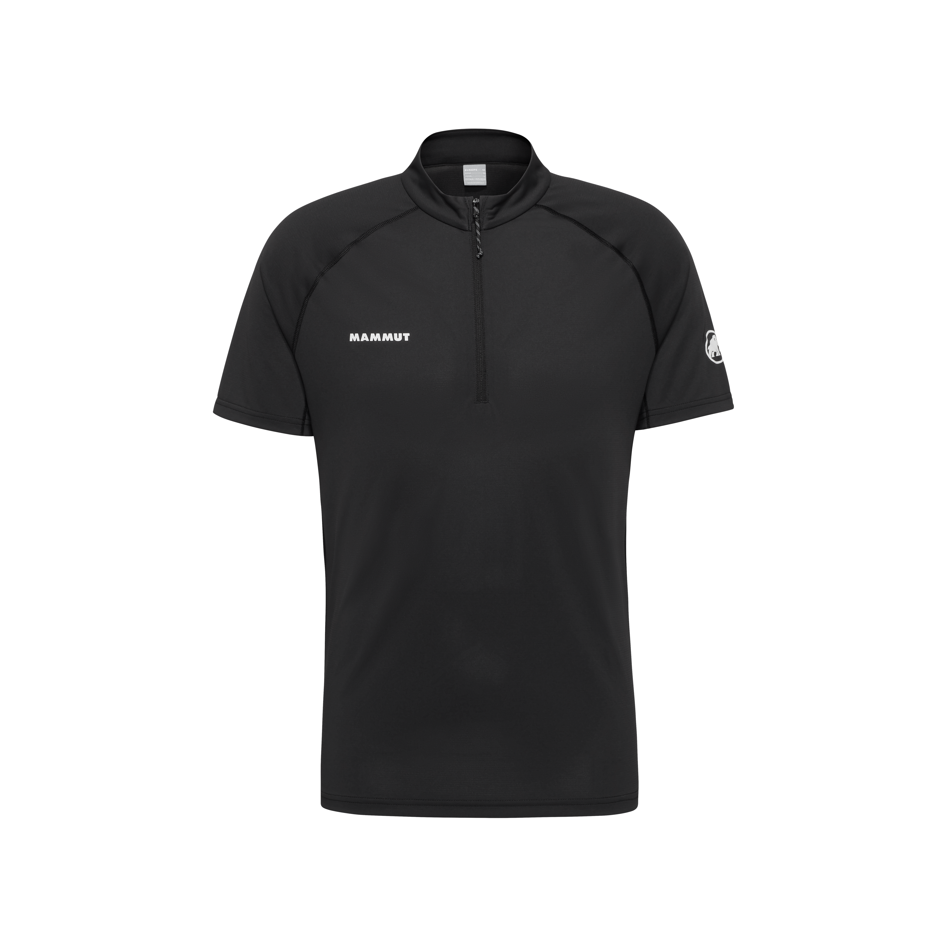 Mammut Ducan FL Half Zip T-Shirt Men, black - Black - Thumbnail