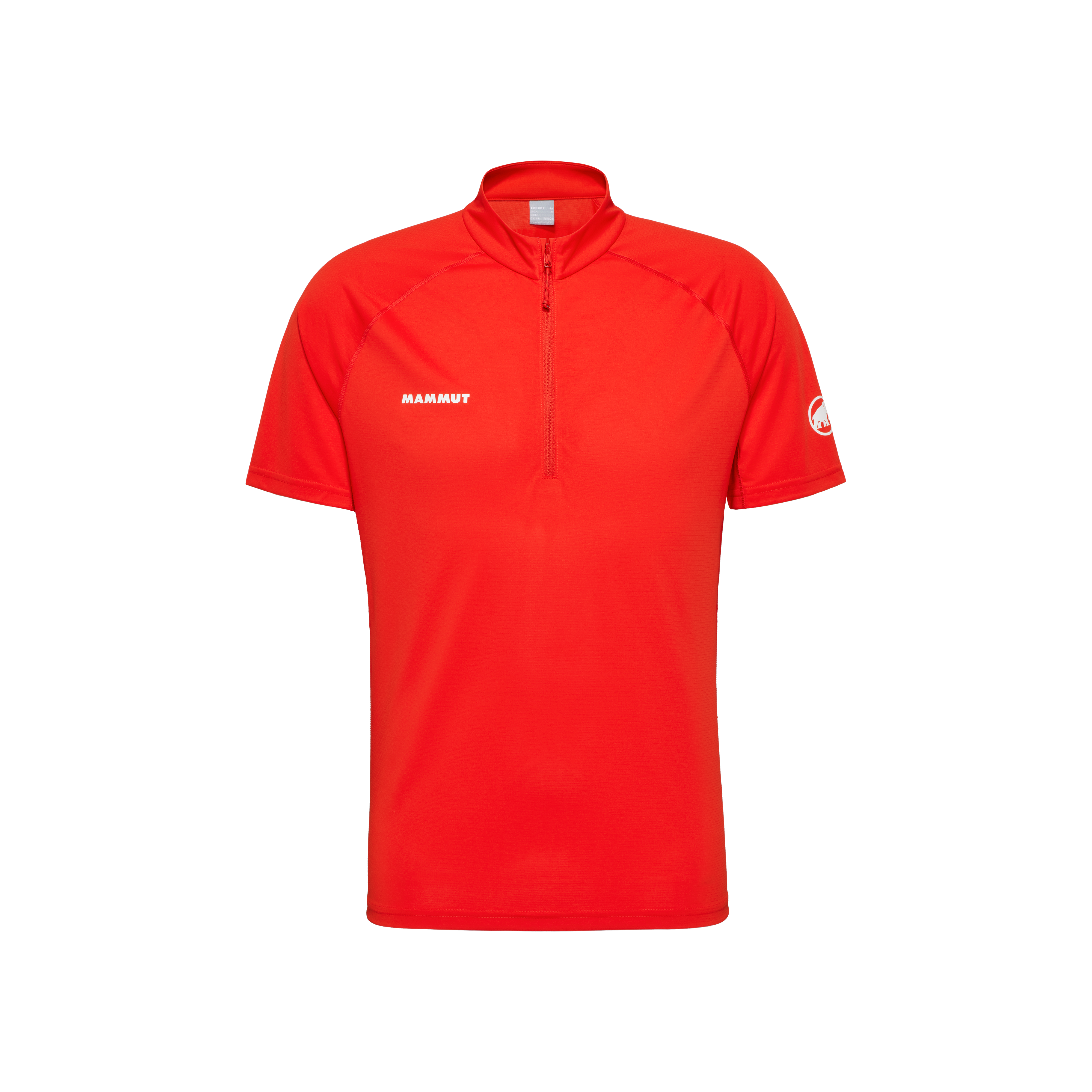 Mammut Ducan FL Half Zip T-Shirt Men, mammut red - Mammut red - Thumbnail
