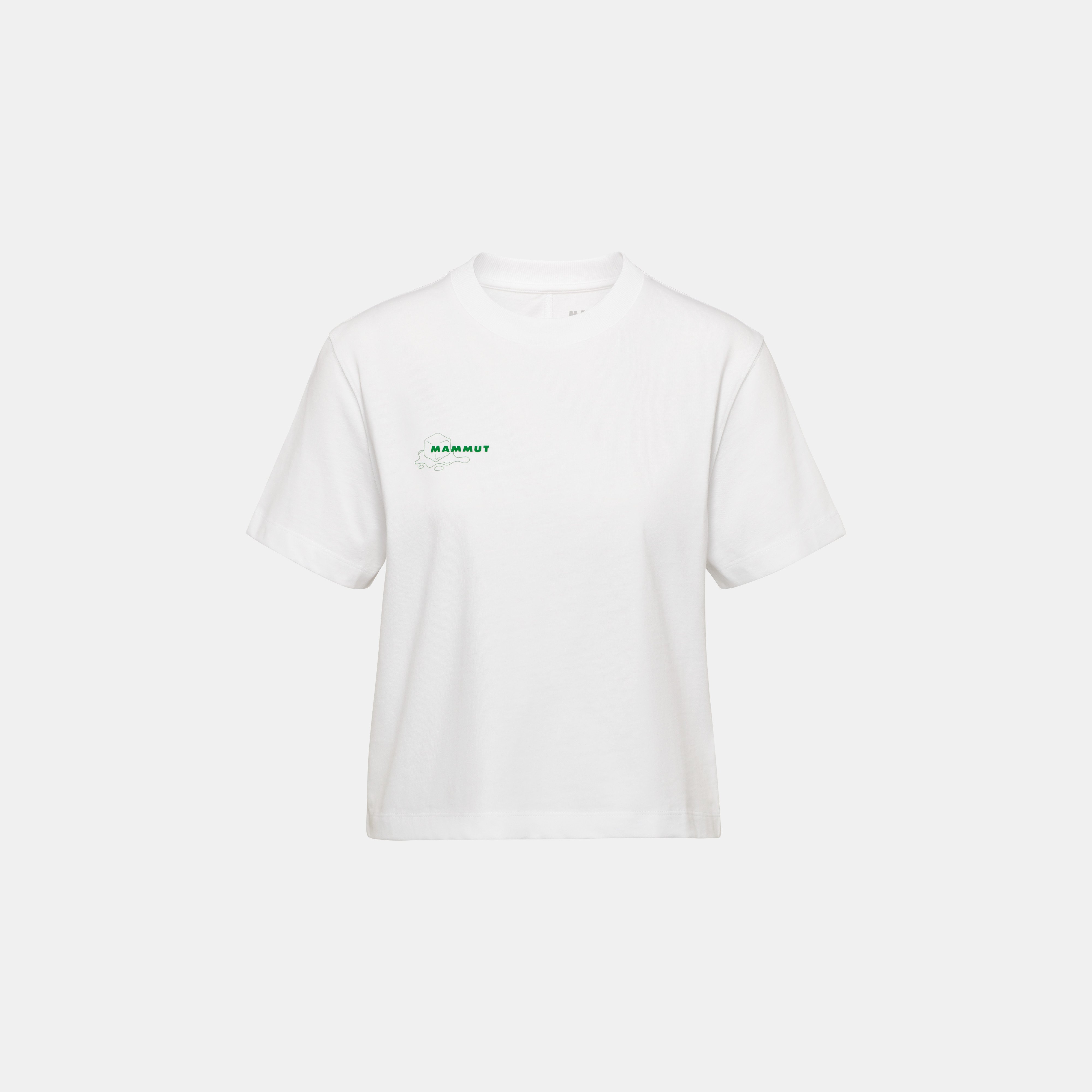 Mammut Mammut Base Cropped T-Shirt Women Glacier, white - White