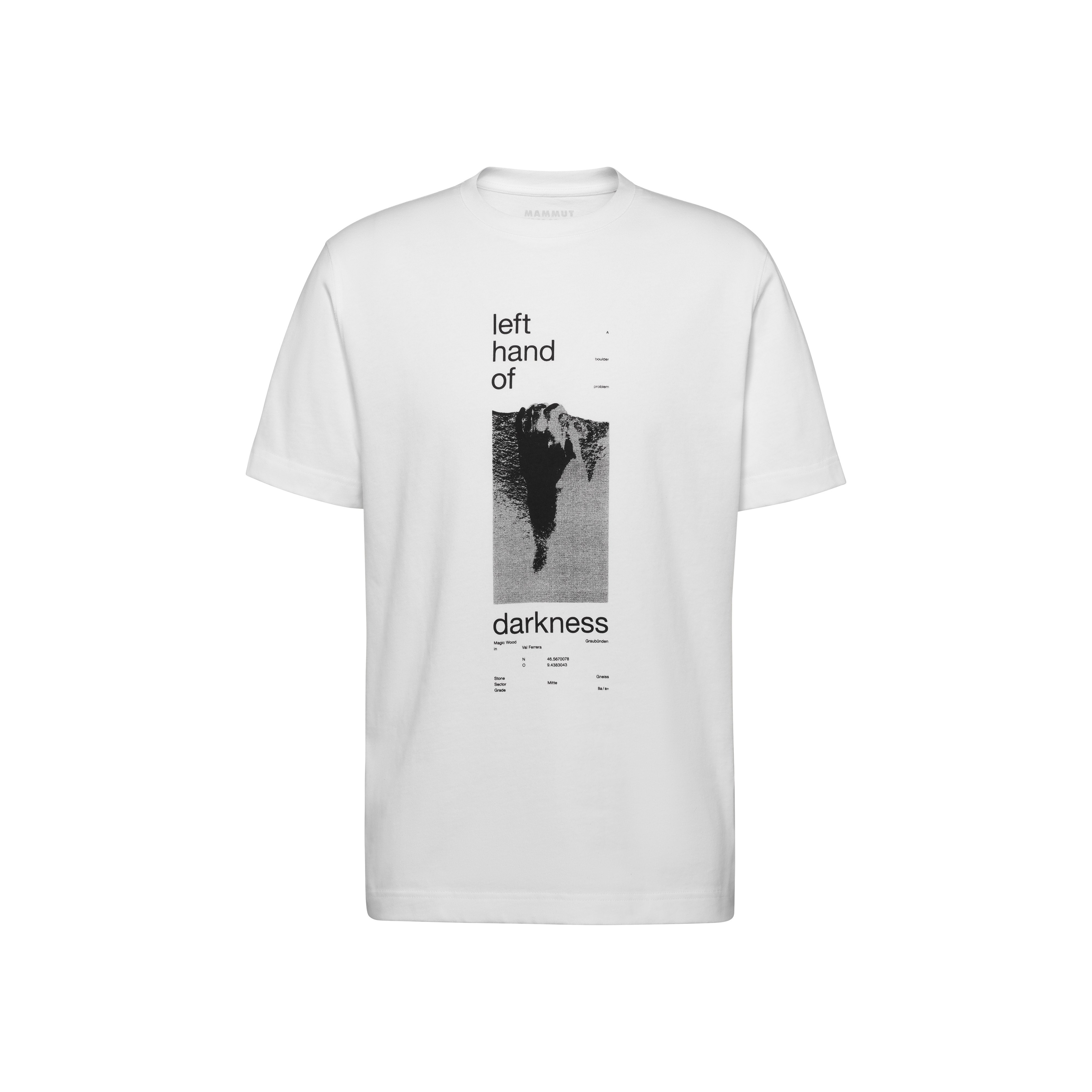 Mammut Mammut Base T-Shirt Men Hand - White/Dark mammut red/Nebla/Tschiel - Thumbnail