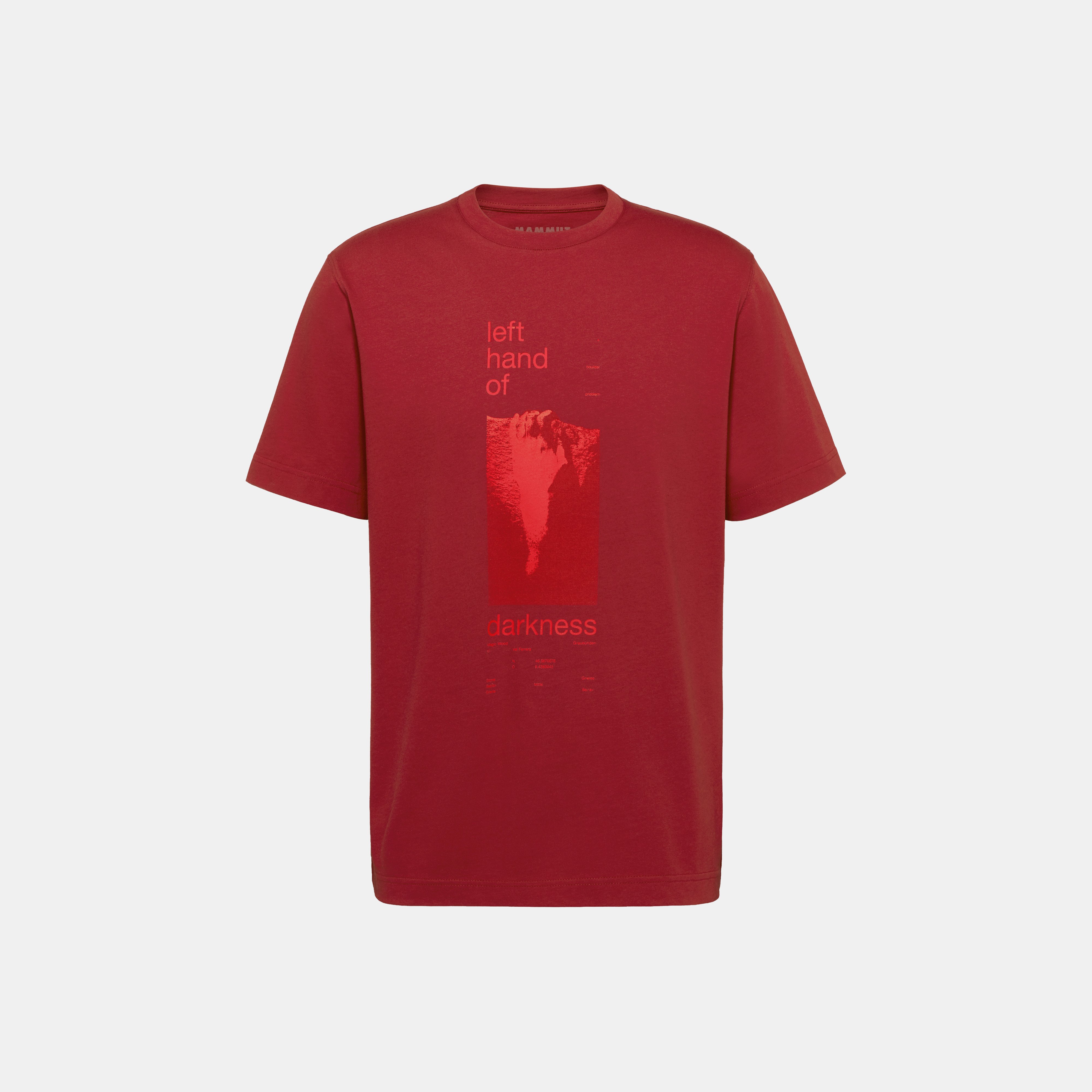 Mammut Mammut Base T-Shirt Men Hand, dark mammut red - Dark mammut red