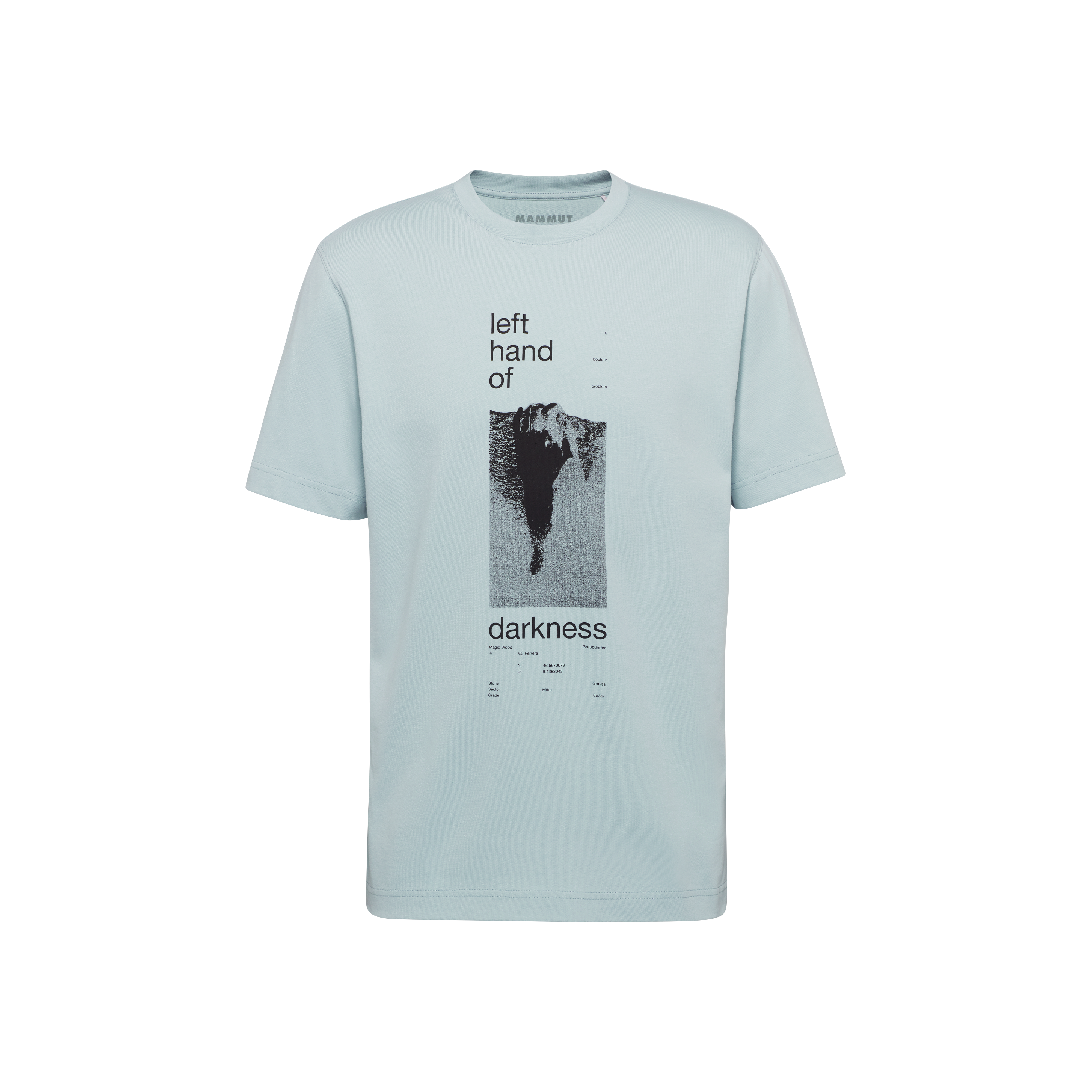 Mammut Mammut Base T-Shirt Men Hand, nebla - Nebla - Thumbnail