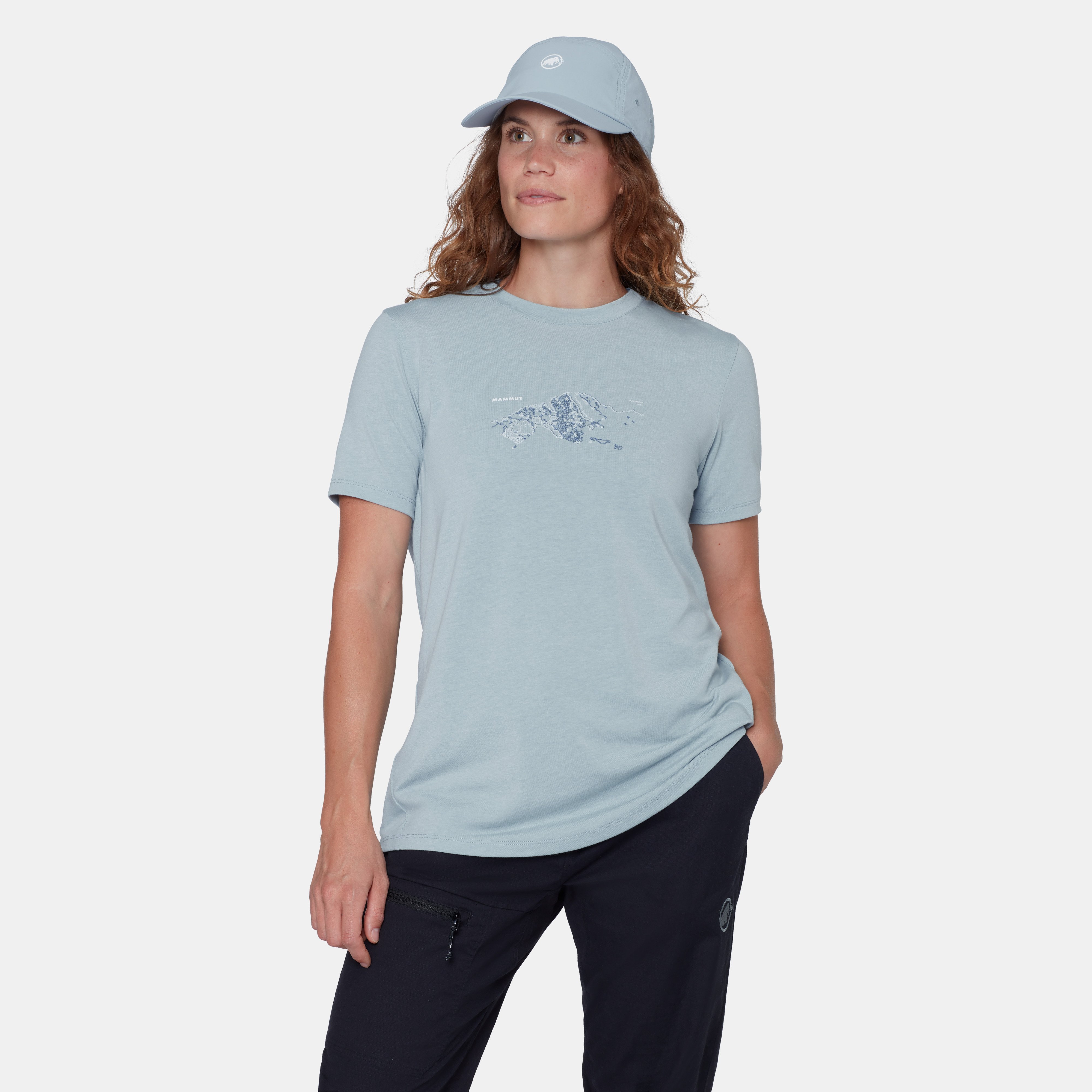 Mammut Mountain T-Shirt Women Fruendenhorn, nebla - Nebla
