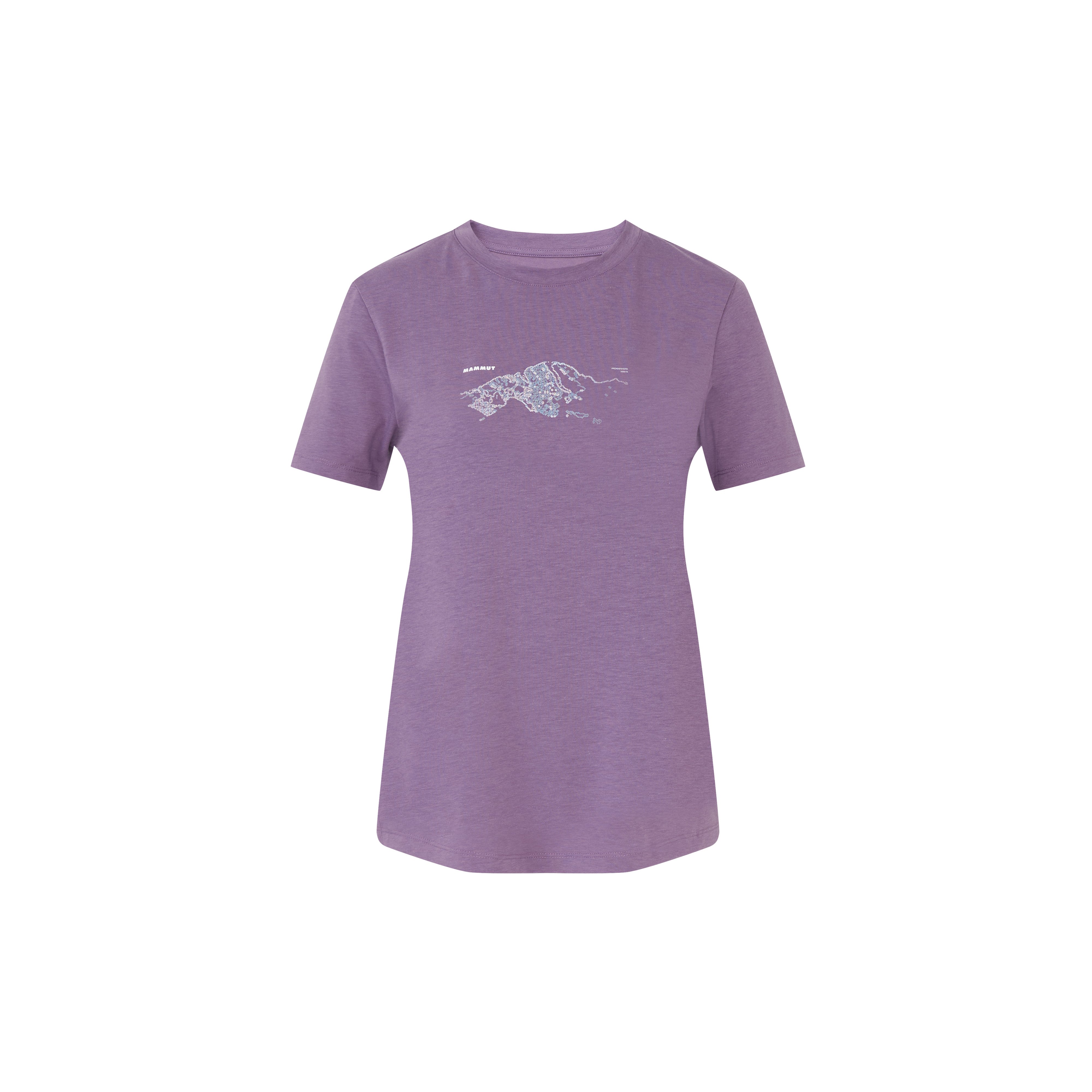 Mammut Mountain T-Shirt Women Fruendenhorn - Black/Holunder/Mammut red/Paloja/Nebla/Tschiel - Thumbnail