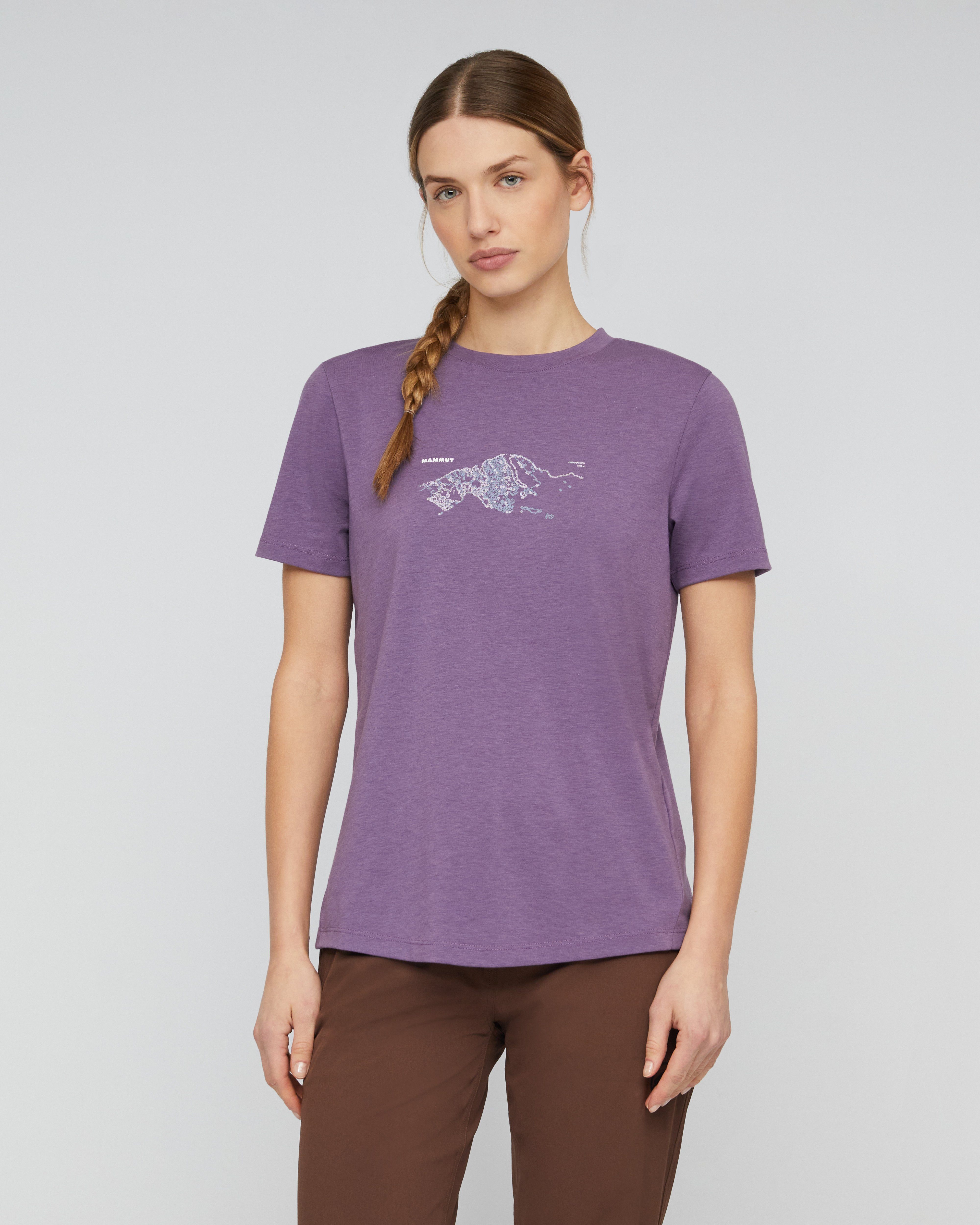 Mammut Mountain T-Shirt Women Fruendenhorn,  paloja -  paloja - Model front view