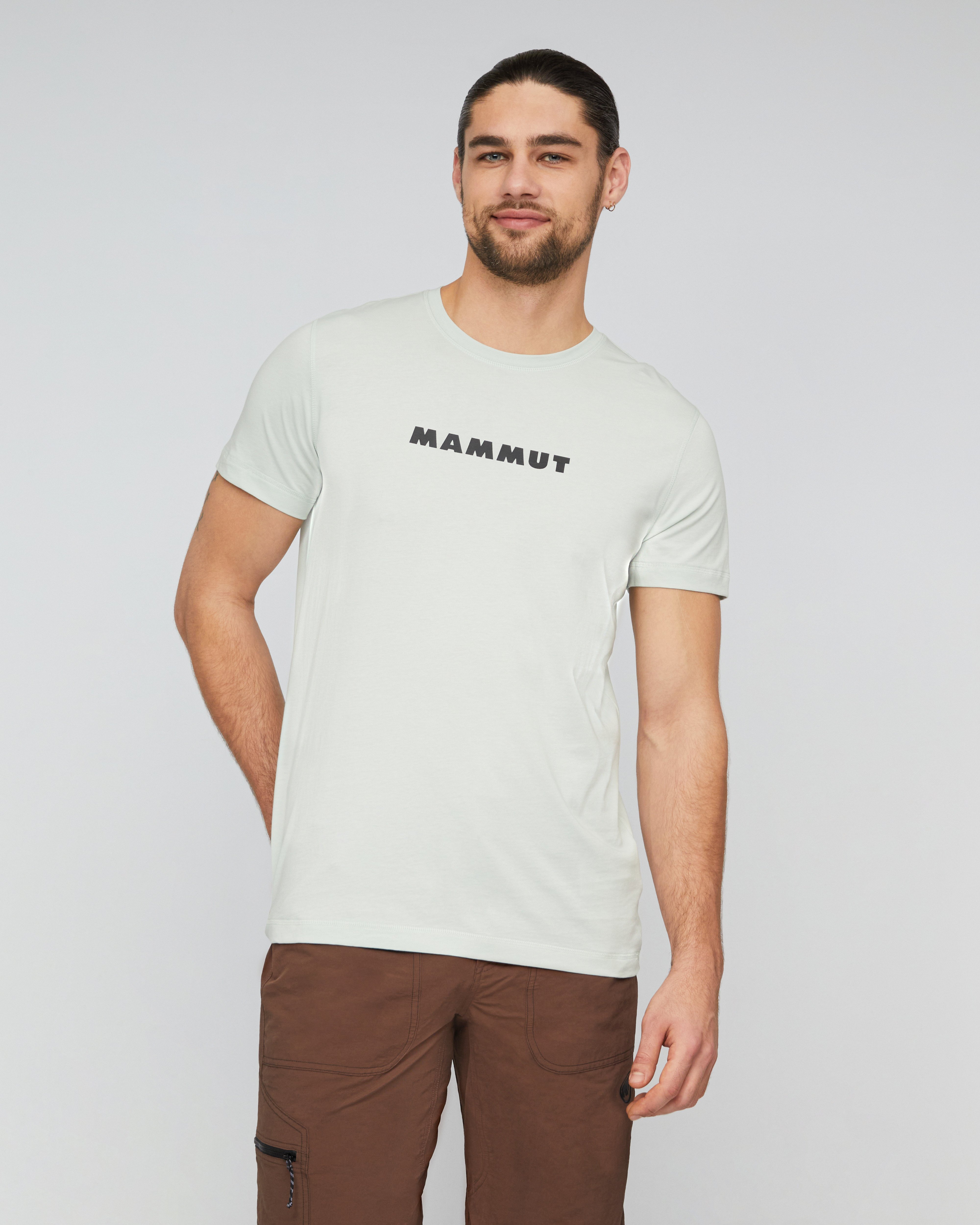 Mammut Mammut Core T-Shirt Men Logo, silver sage - Silver sage - Model front view