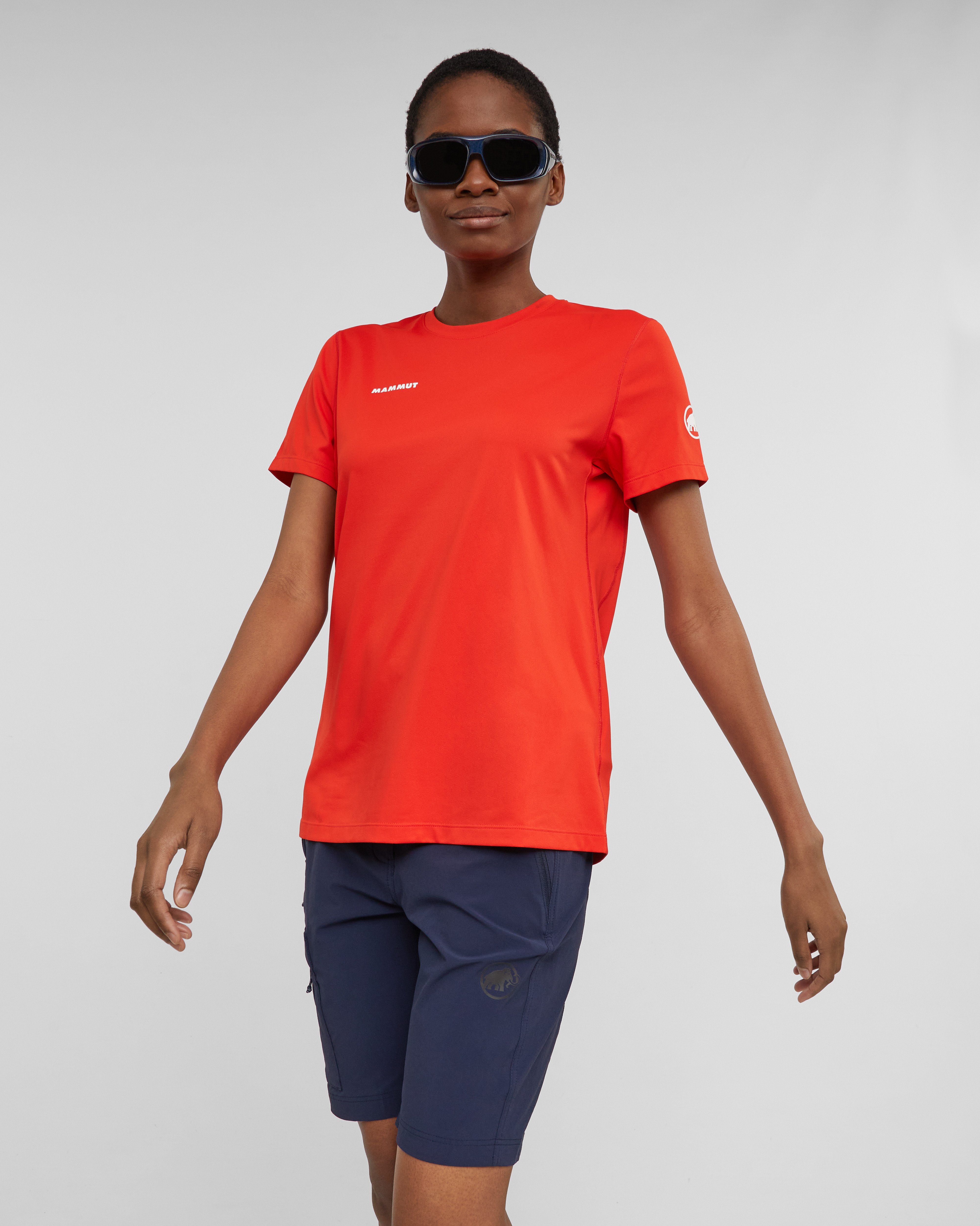 Mammut Mtn. Pro 2.0 Sun T-Shirt Women, mammut red - Mammut red - Model front view