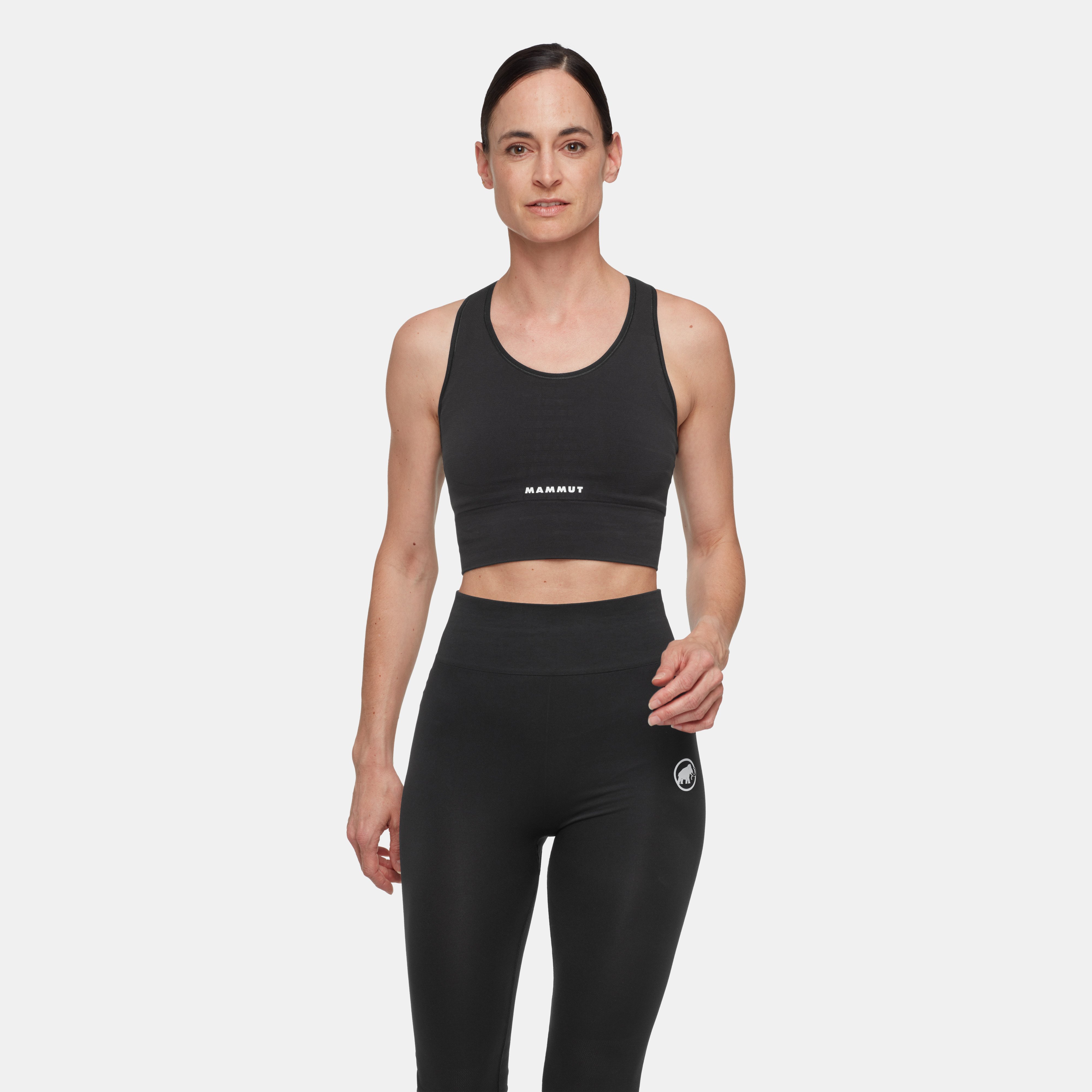 Mammut All-Mountain Seamless BL Sport Bra Women, black - Black