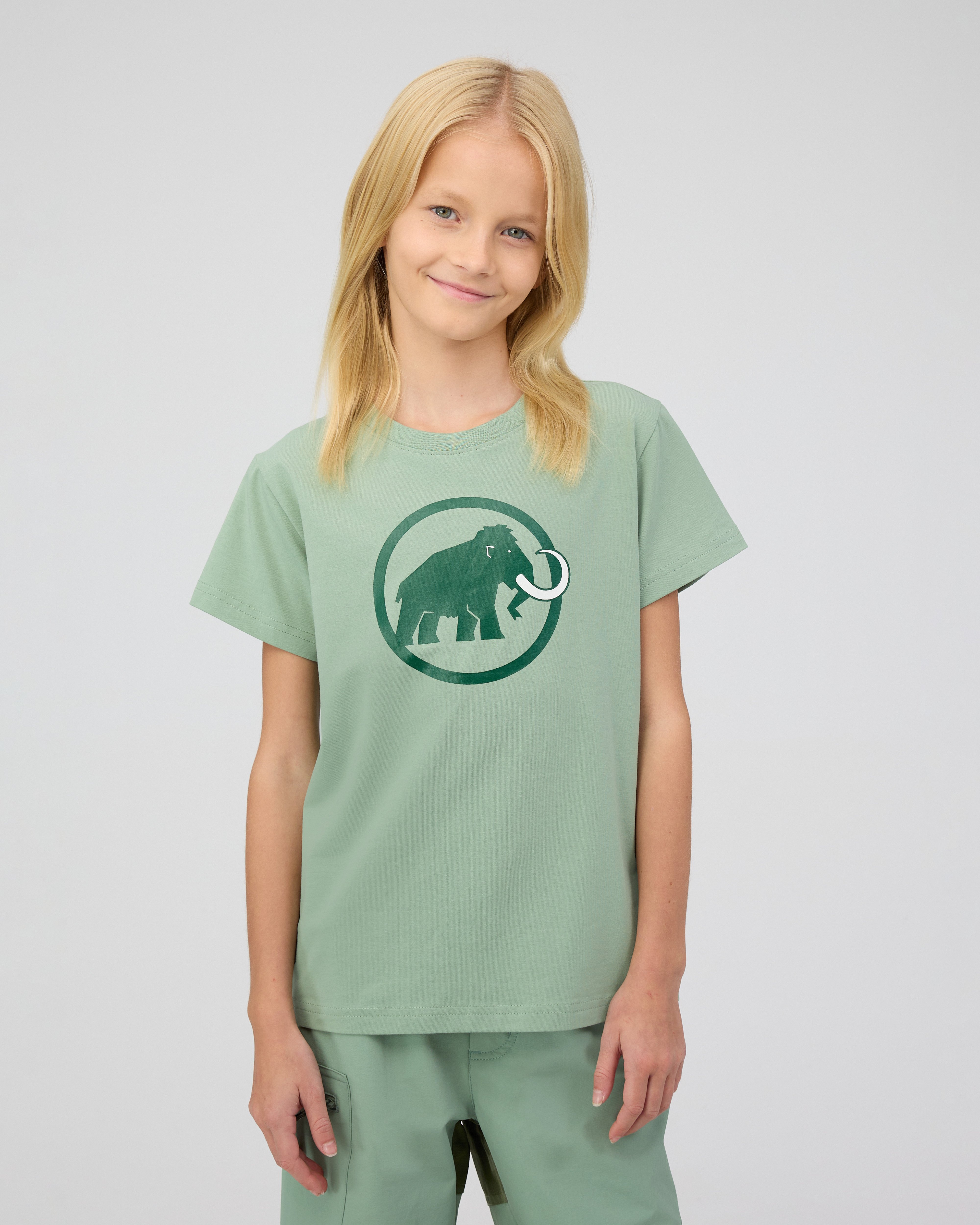 Mammut Mammut Core T-Shirt Kids Classic, willow - Willow - Model front view