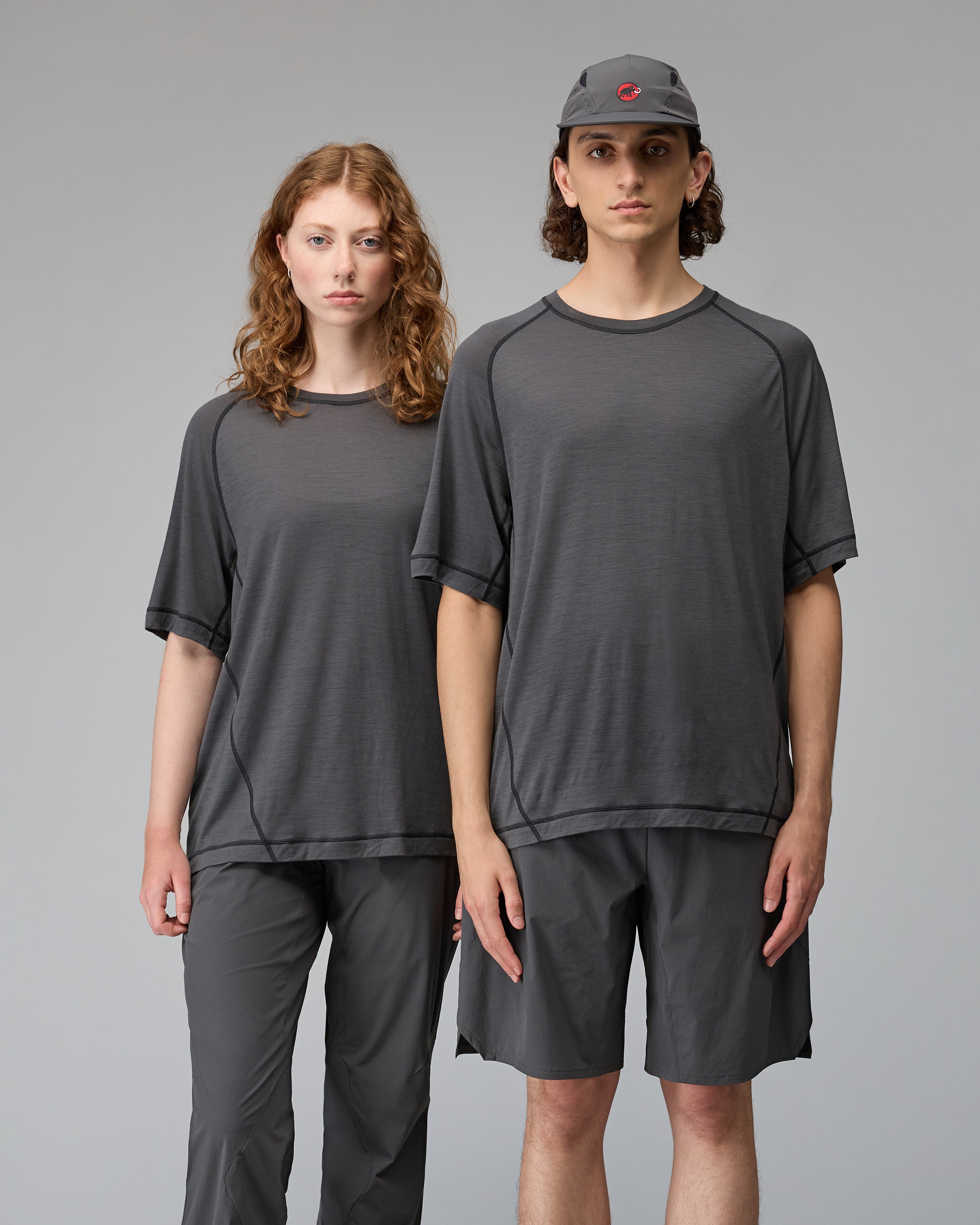 Mammut Hiking Patrol x Mammut Tree Wool FL T-Shirt, gabbro - Gabbro