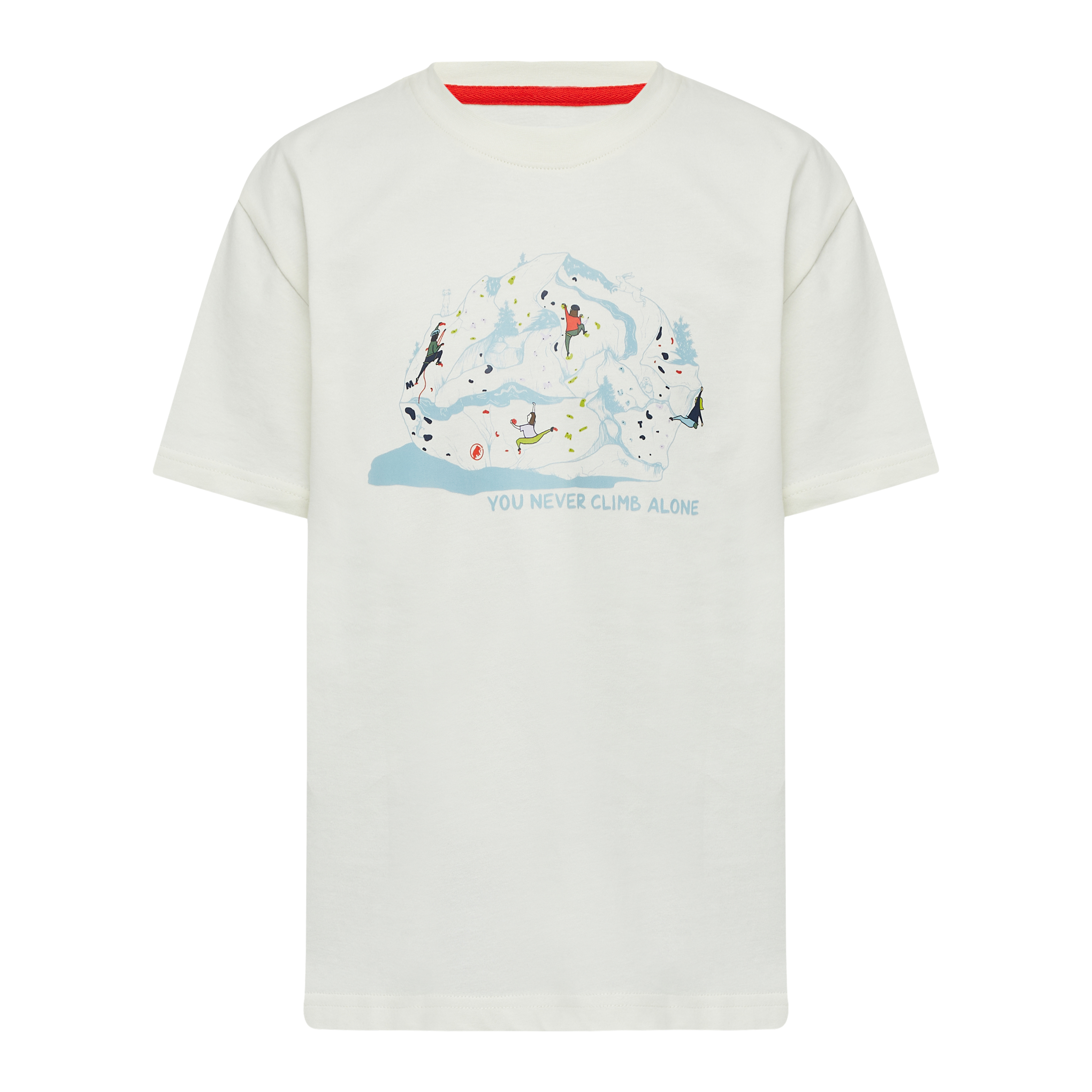 Mammut Mammut Base T-Shirt Climbing Kids, white - White - Thumbnail