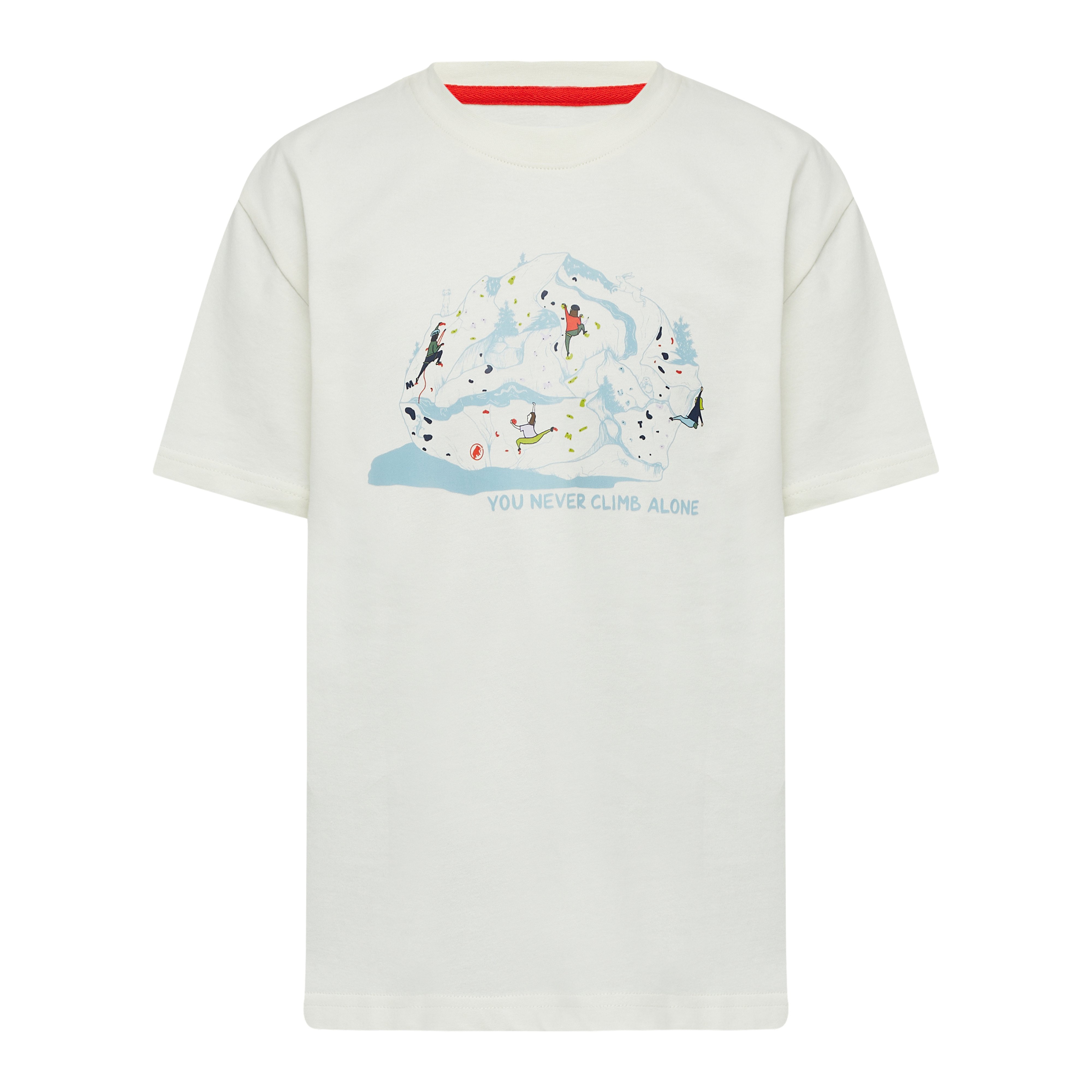 Mammut Mammut Base T-Shirt Climbing Kids - White/Gleam/Willow/Tschiel - Thumbnail