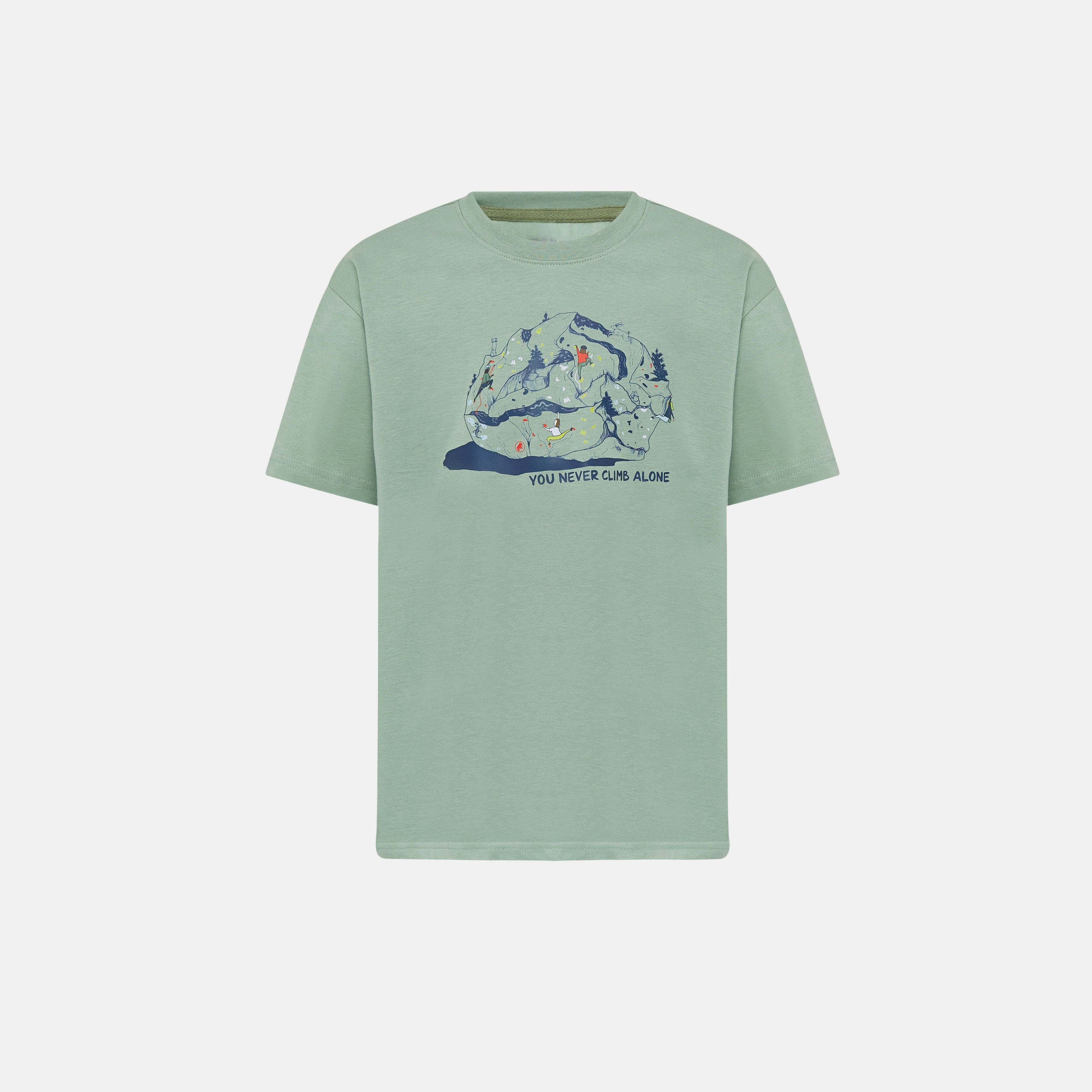 Mammut Mammut Base T-Shirt Climbing Kids, willow - Willow
