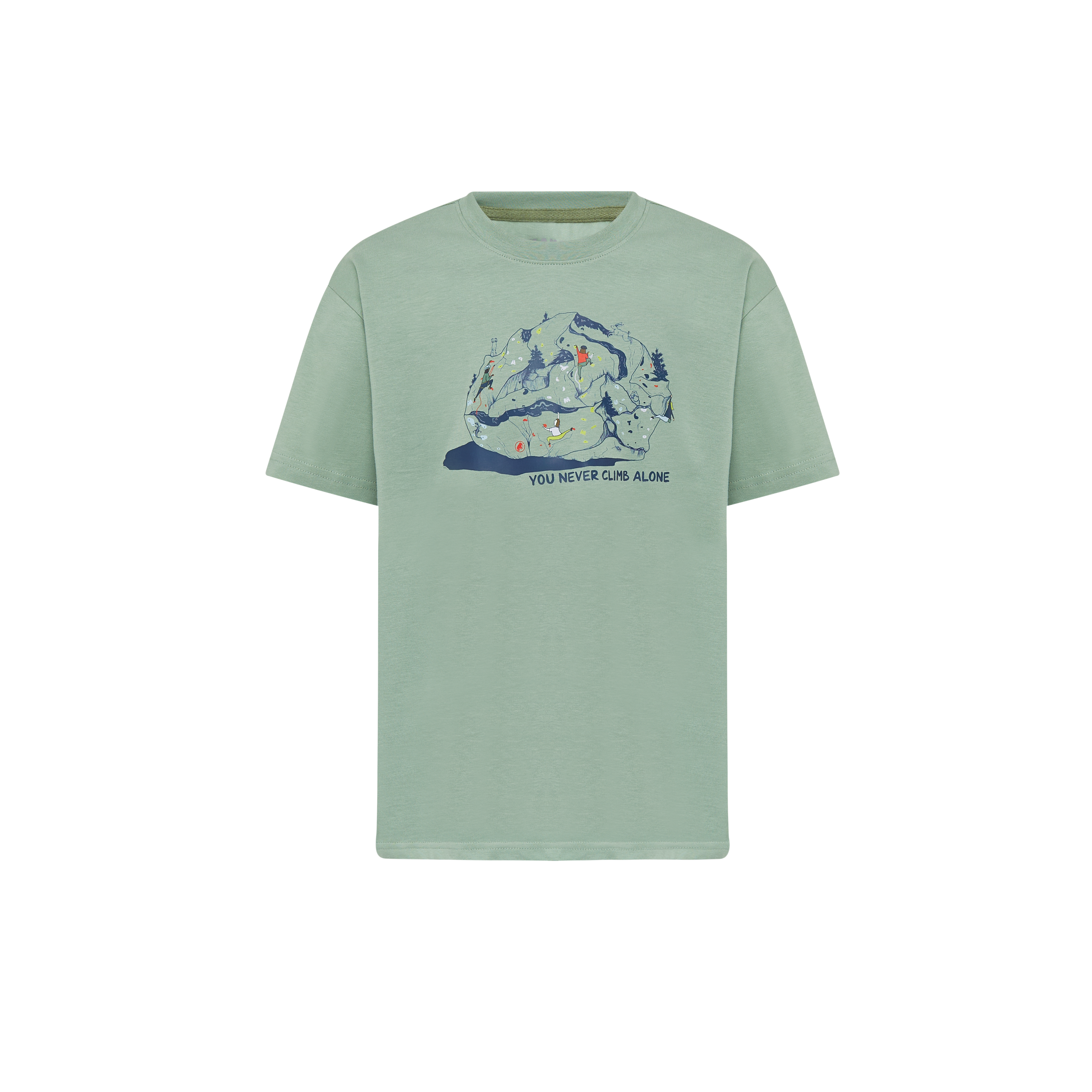 Mammut Mammut Base T-Shirt Climbing Kids, willow - Willow - Thumbnail