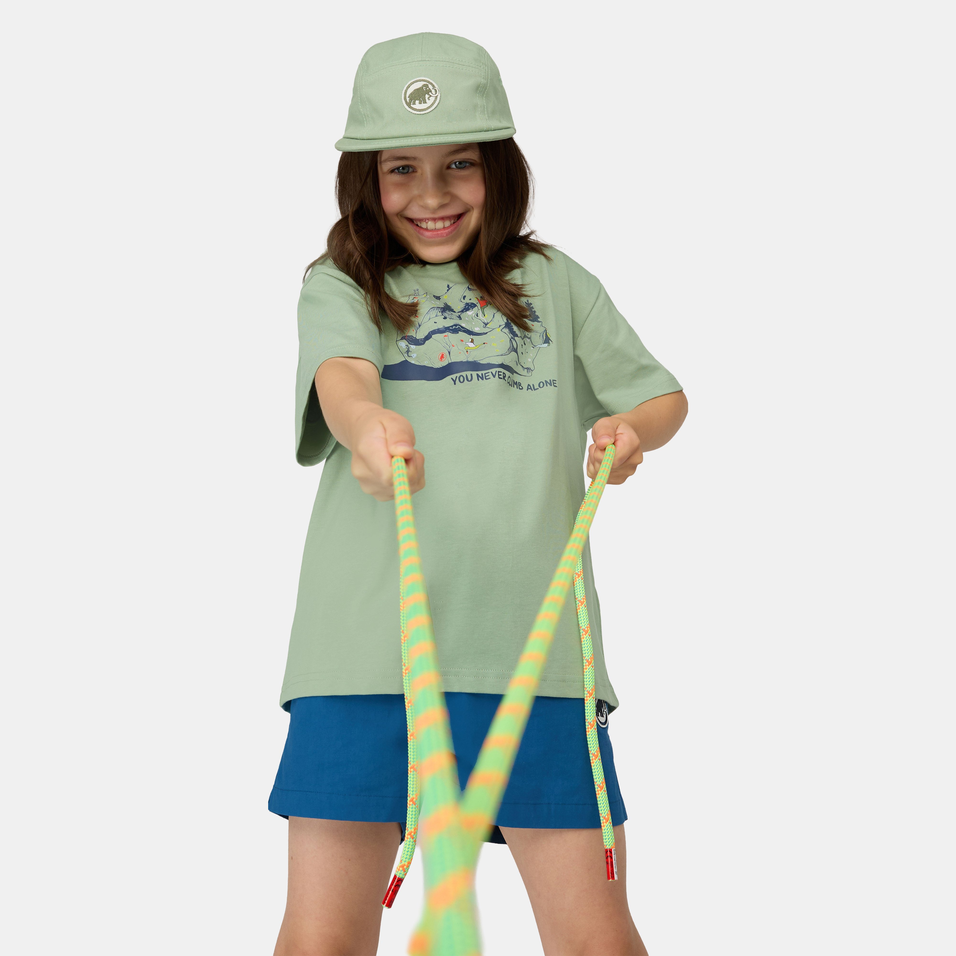 Mammut Mammut Base T-Shirt Climbing Kids, willow - Willow