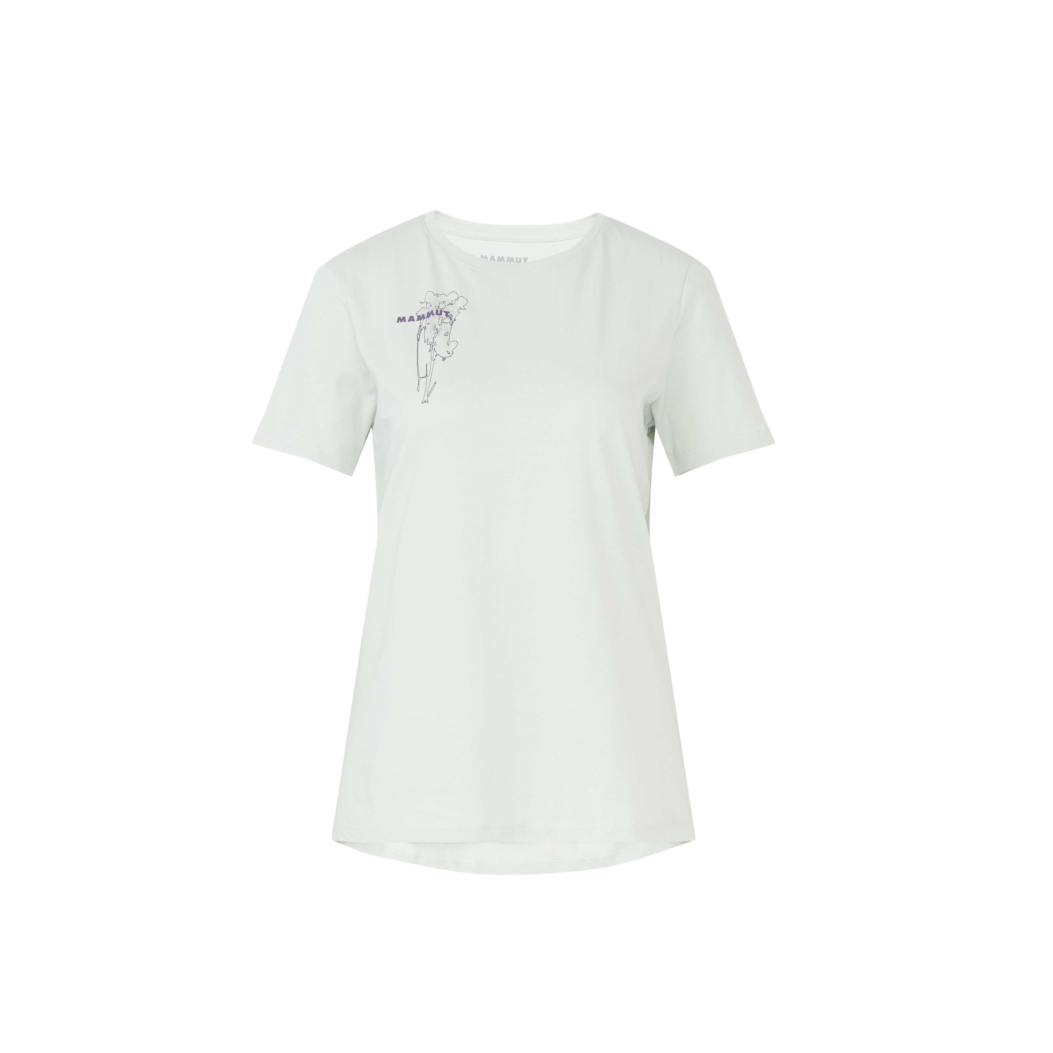 Mammut Mammut Core T-Shirt Women Flower, silver sage - Silver sage