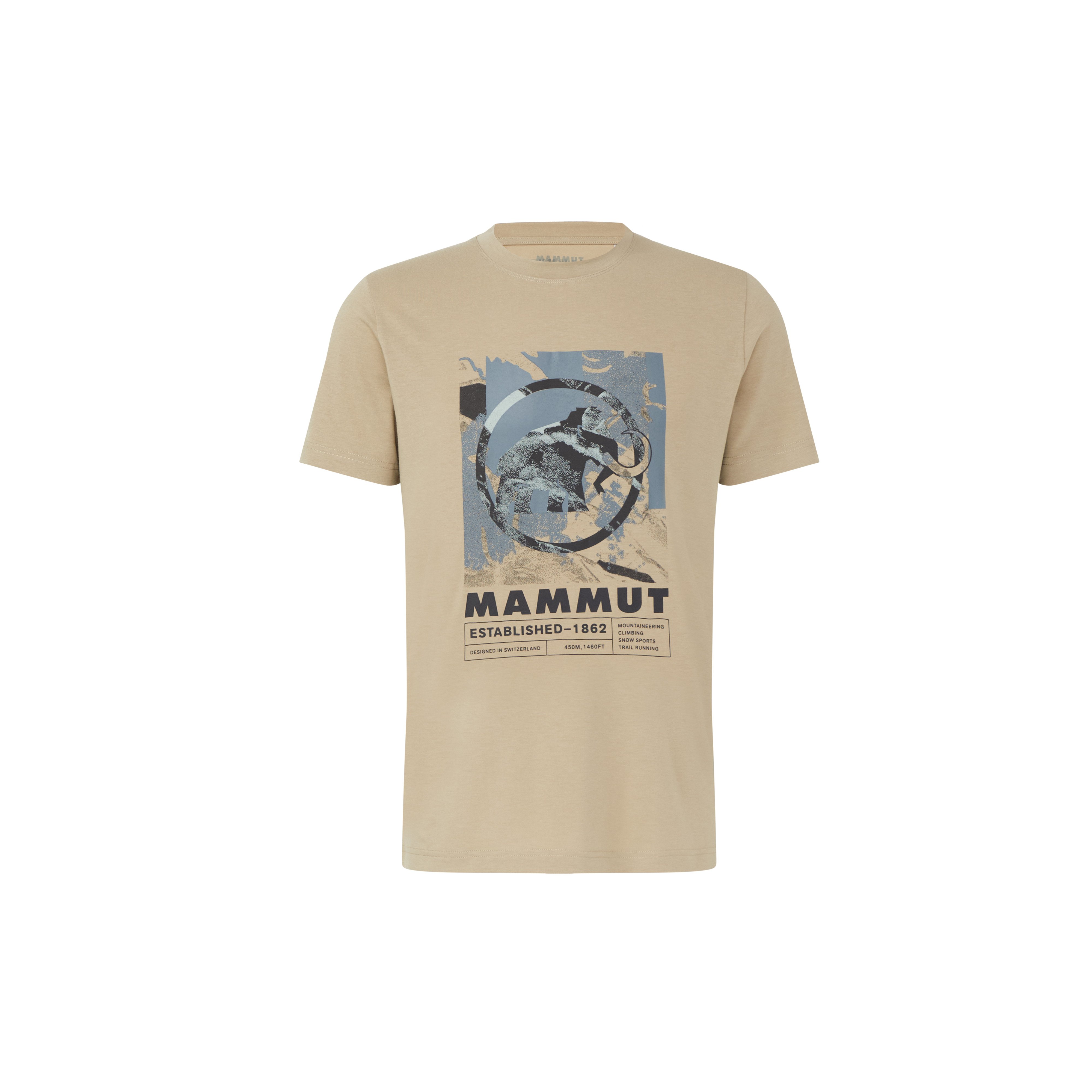 Mammut Trovat T-Shirt Men Mammut - Black/Sablun/Tschiel - Thumbnail