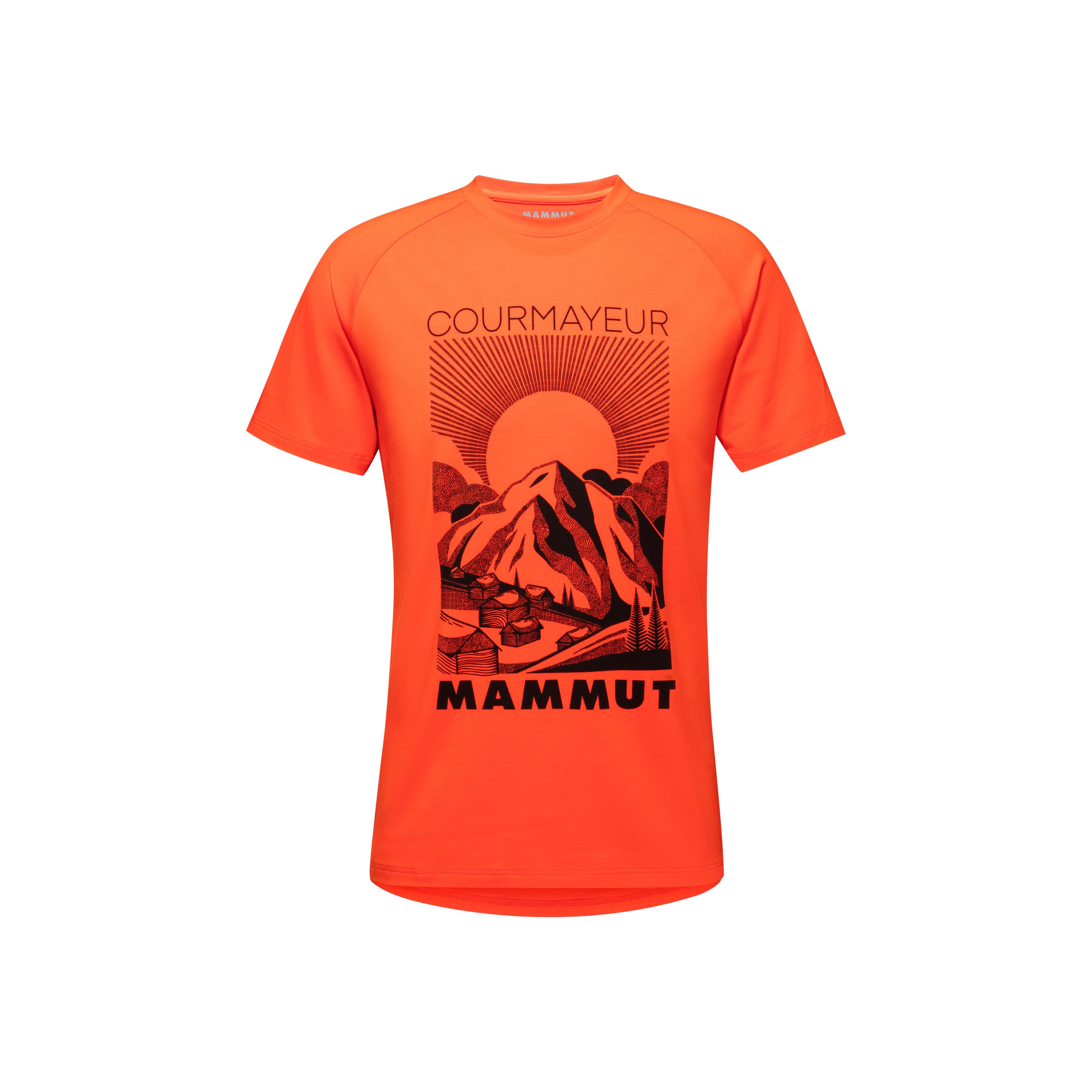Mountain T-Shirt Men - hot red PRT3, S thumbnail