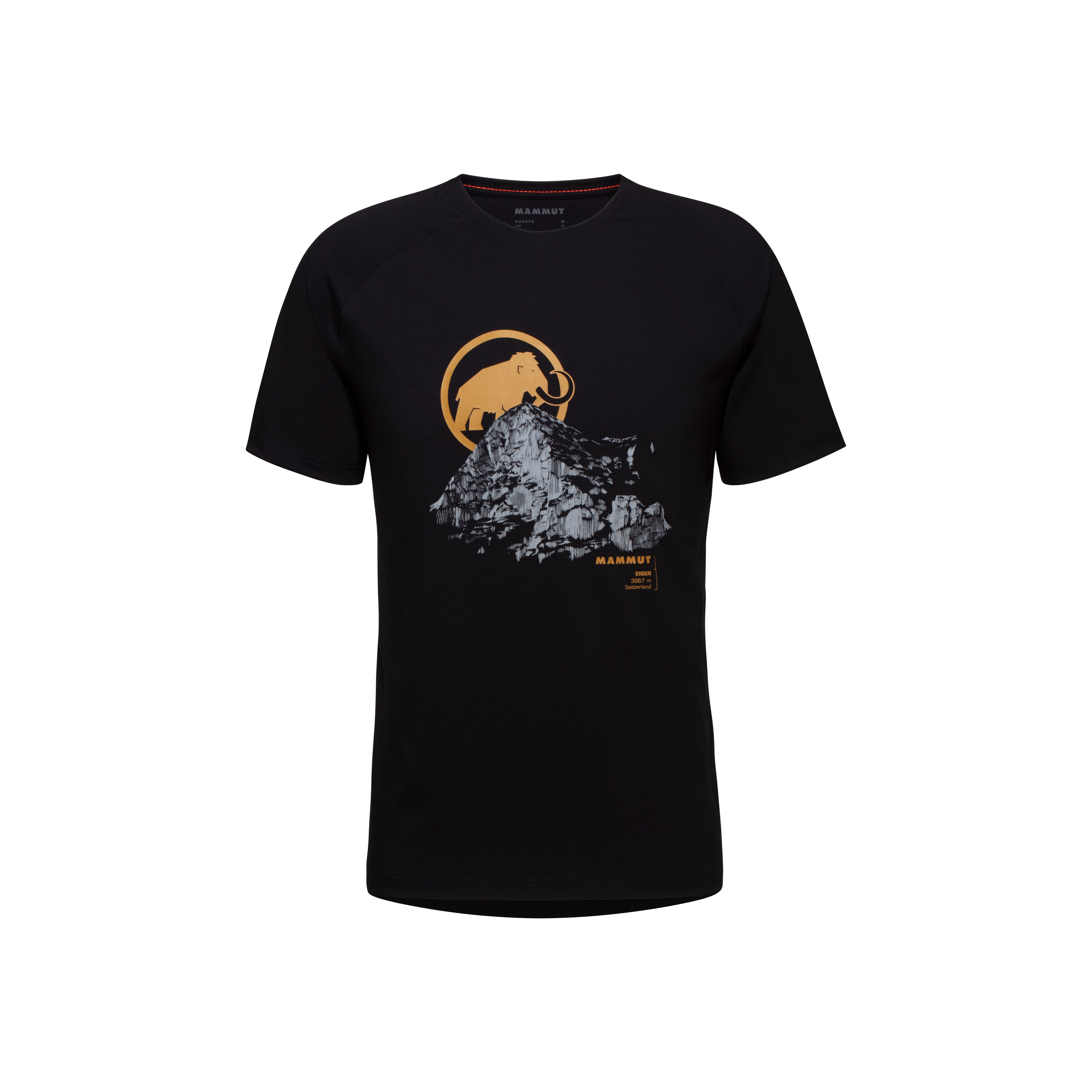 Mountain T-Shirt Men Eiger - black, S thumbnail