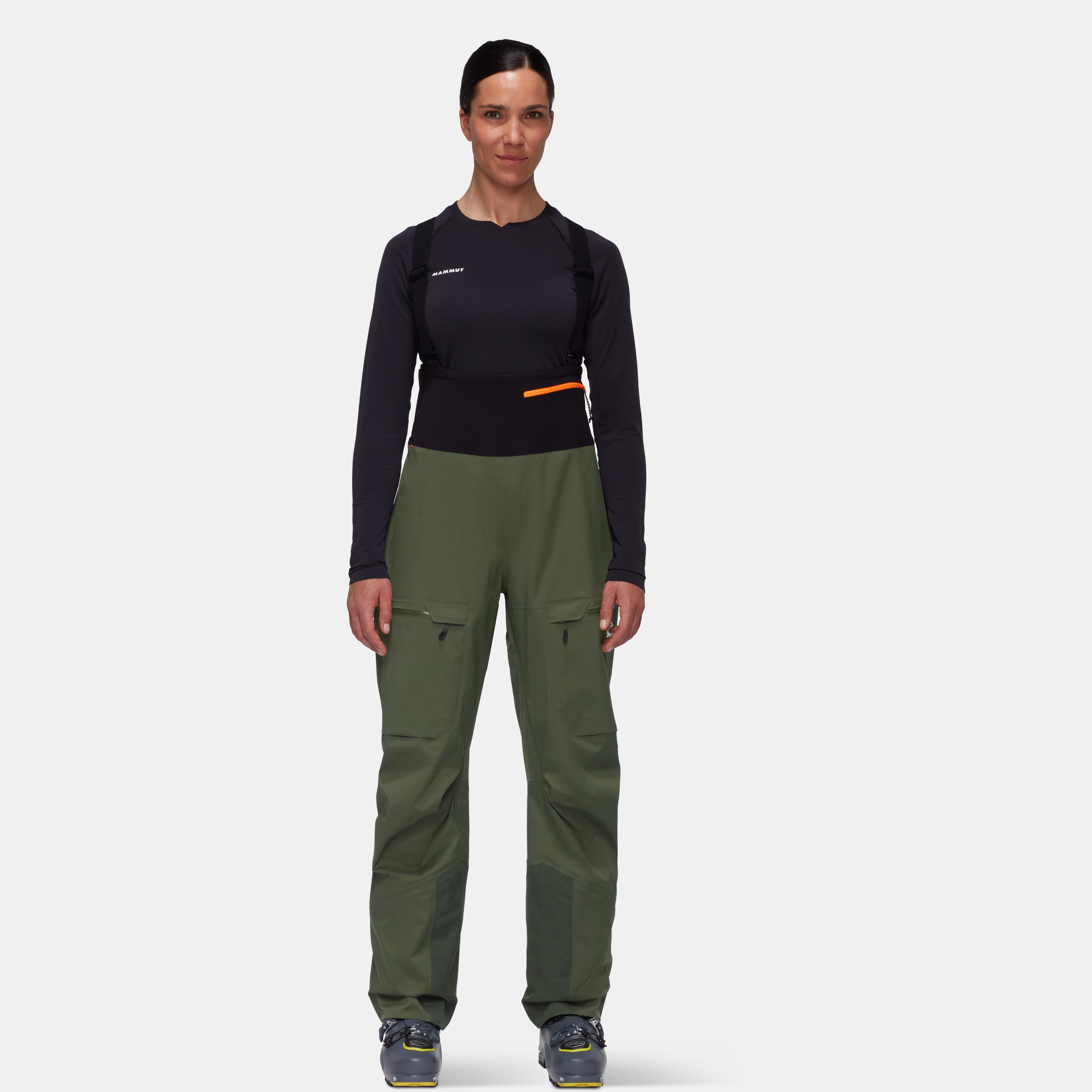 Mammut Haldigrat HS Bib Pants Women, dark marsh - Dark marsh