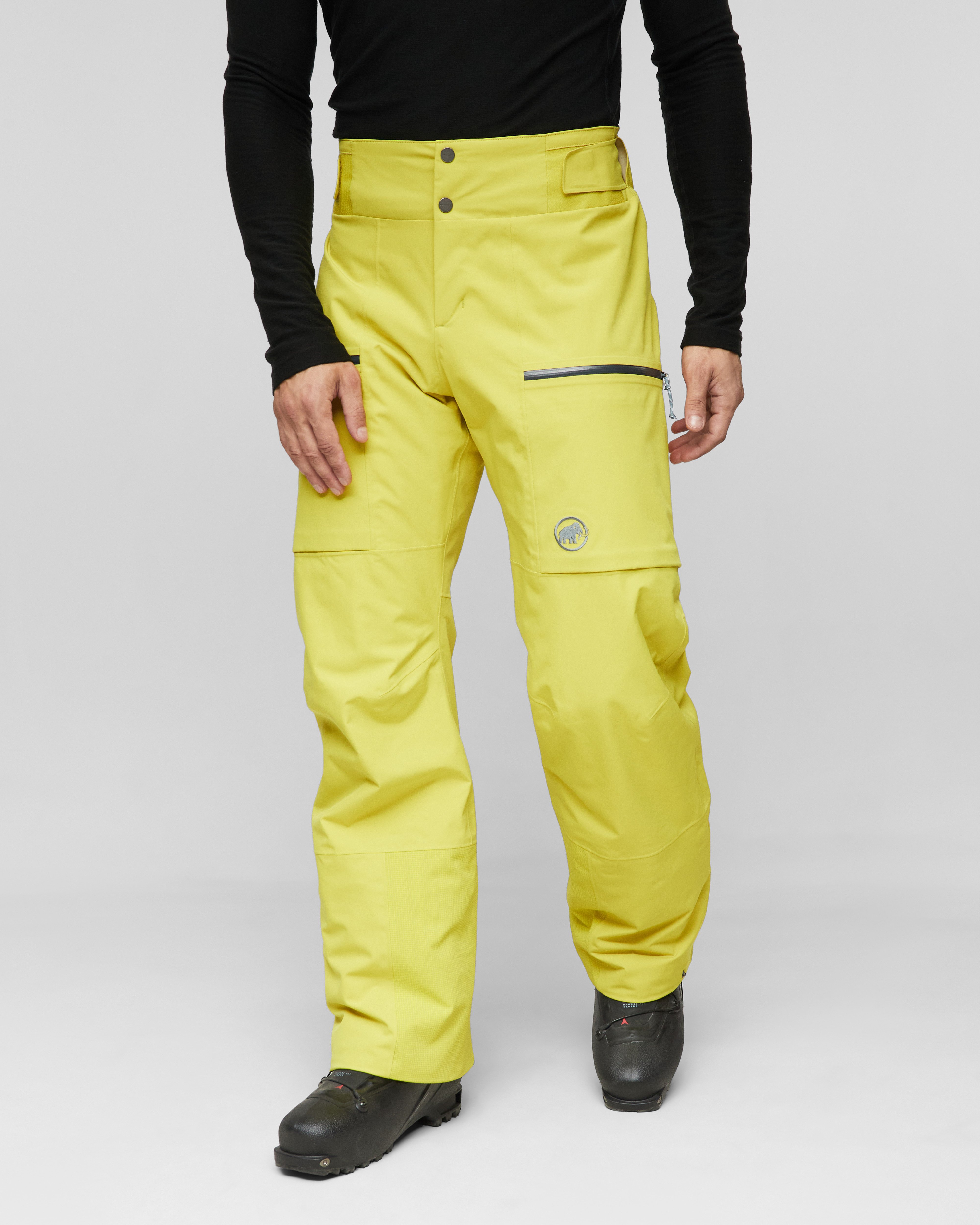 Mammut Stoney HS Thermo Pants Men, acacia - Acacia - Model front view
