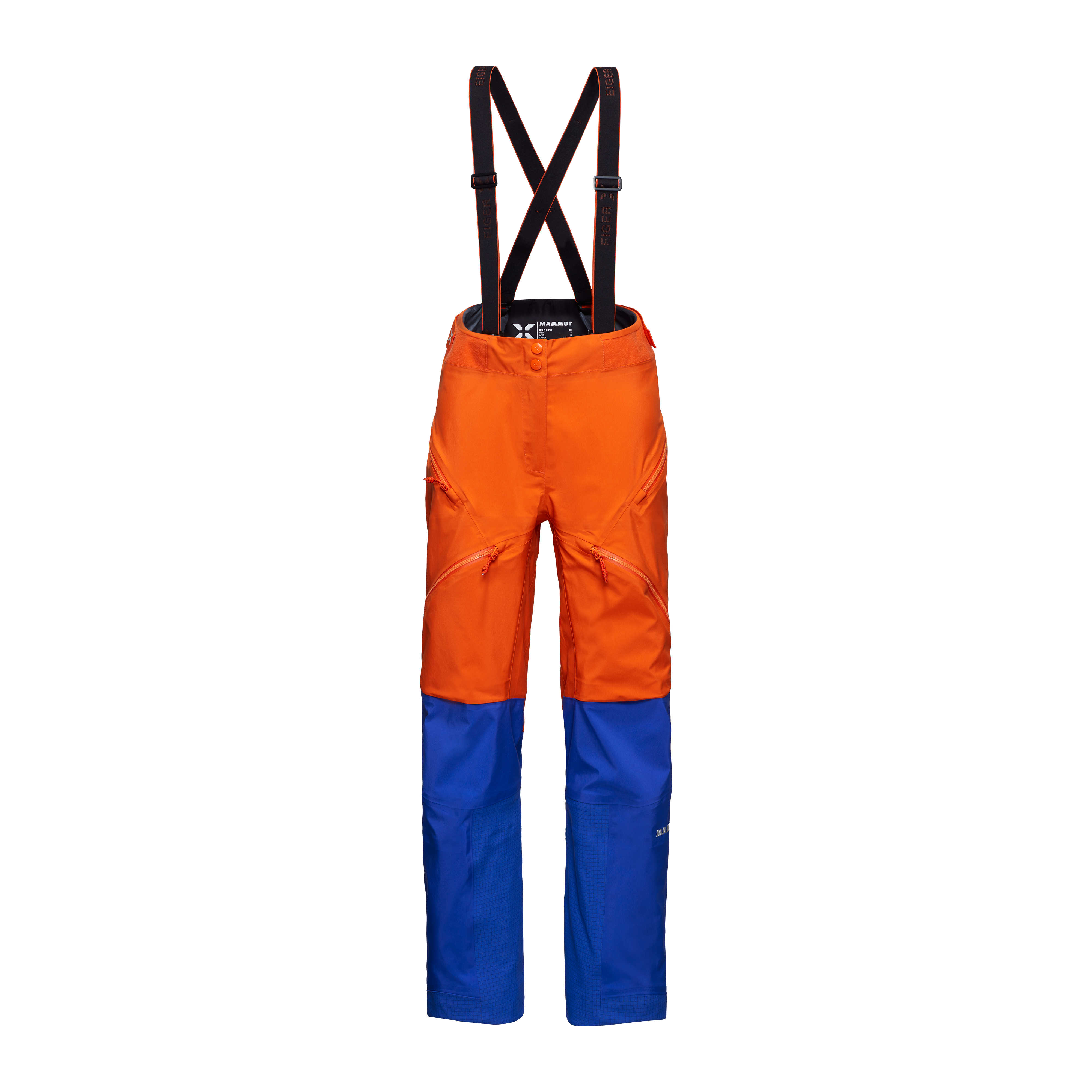 Mammut Eiger Nordwand Pro HS Pants Women, eiger orange-eiger blue - Eiger orange-eiger blue - Thumbnail