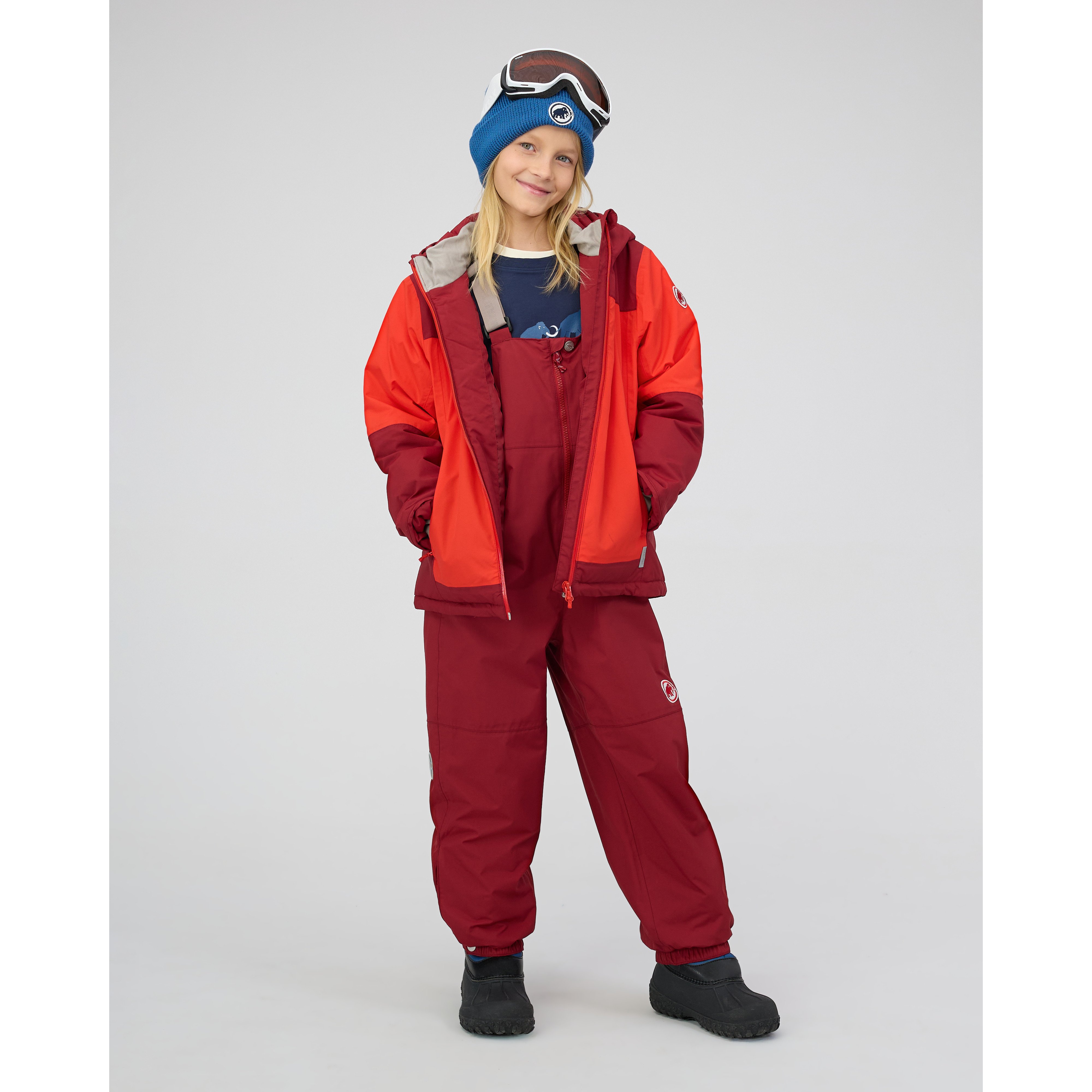 Mammut Treeline HS Thermo Overall Kids - dark mammut red, XL, Normal - Dark mammut red