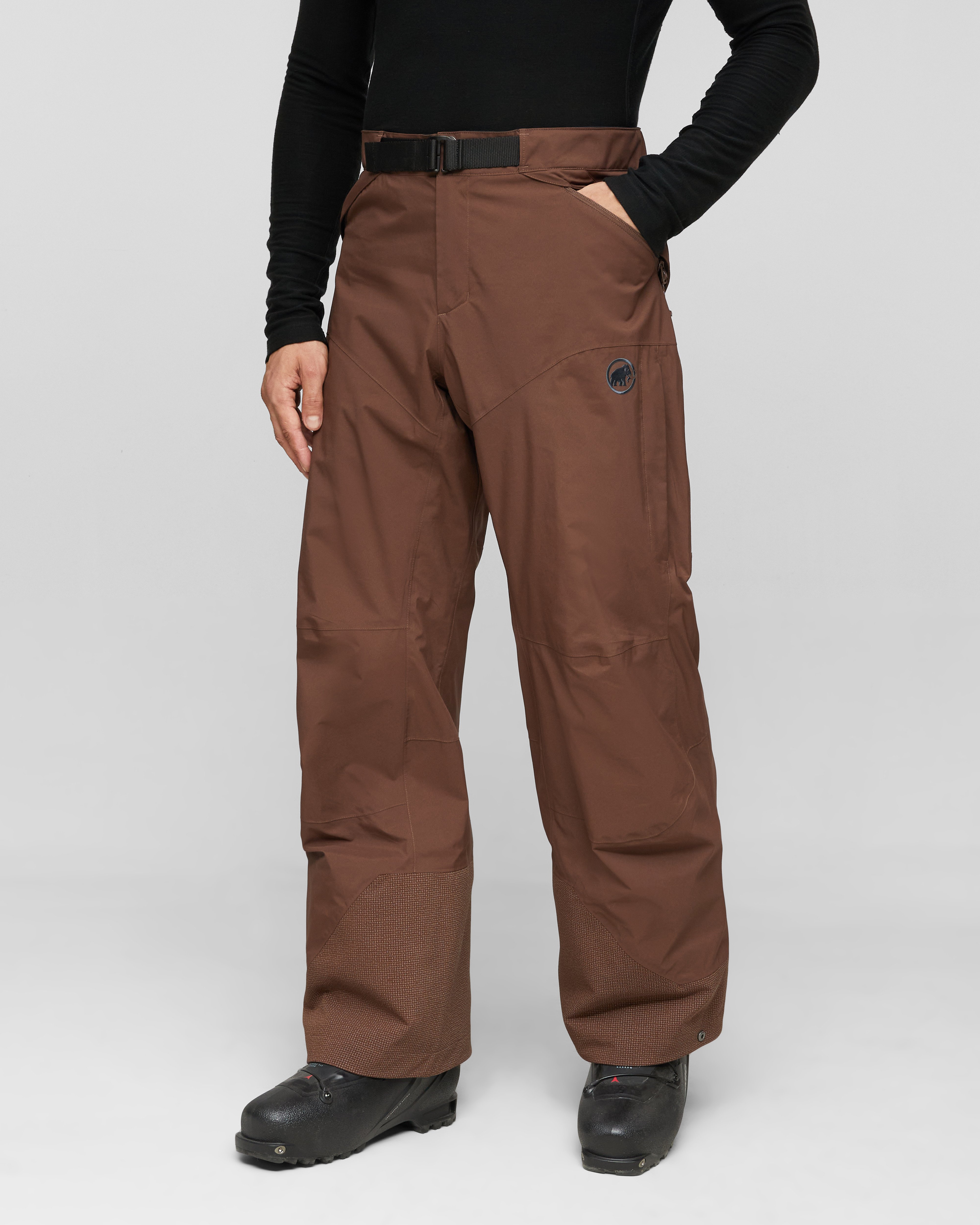 Mammut  Haldigrat GTX HS Thermo Pants Men, soil - Soil - Model front view