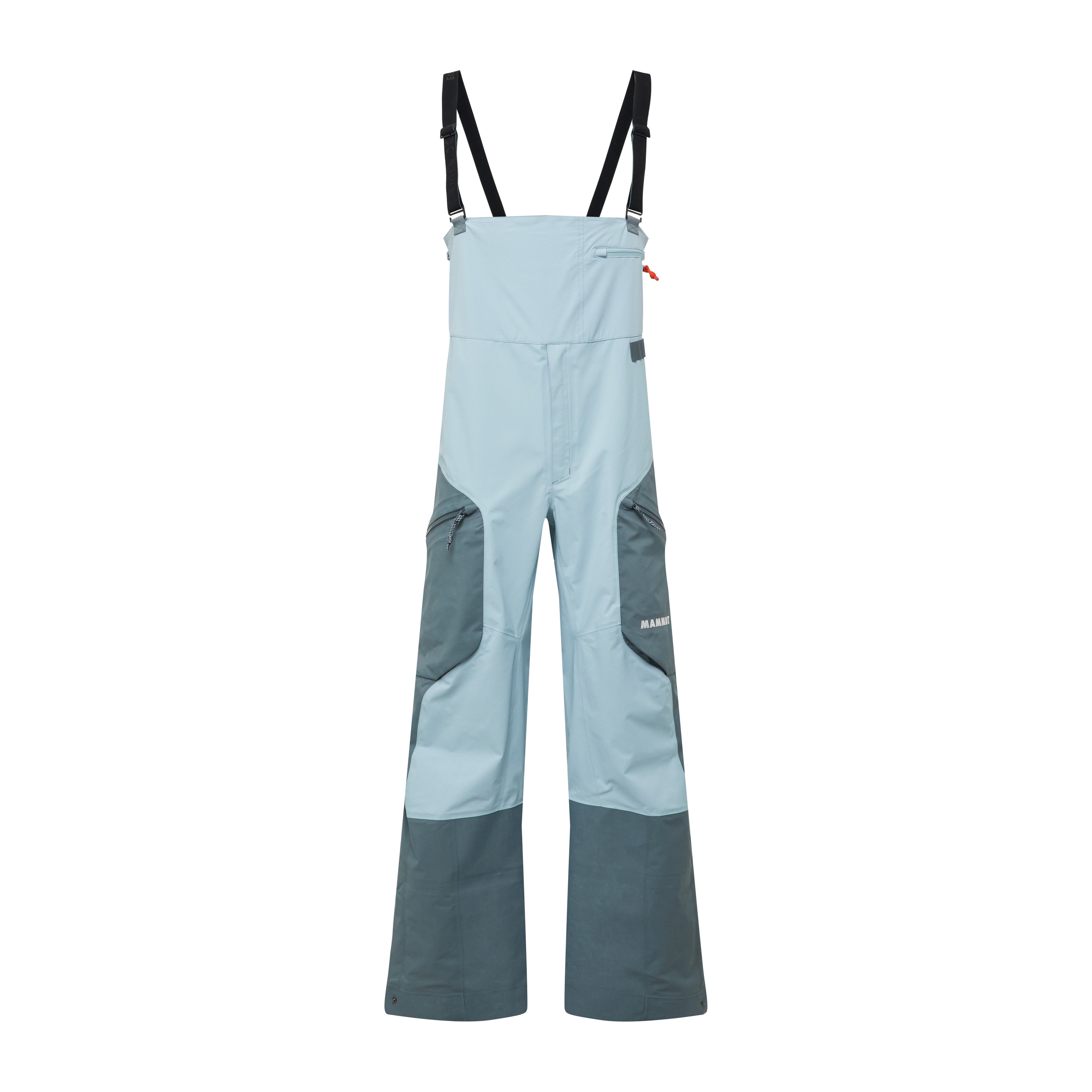Mammut Eiger Free Advanced HS Bib Pants Men - Black/Eiger orange-black/Muntan-baselgia/Nebla-strata - Thumbnail