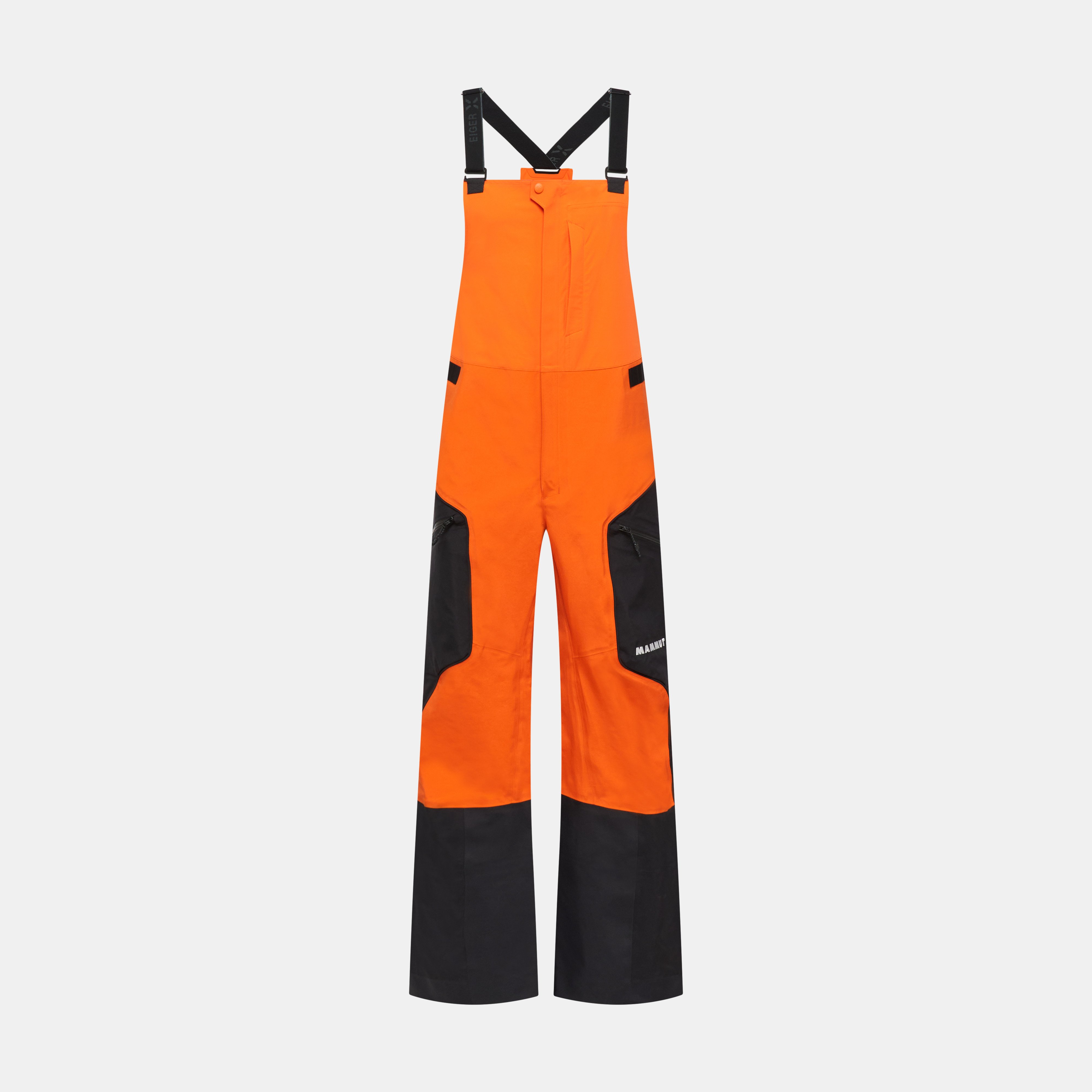 Mammut Eiger Free Pro HS Bib Pants Men, eiger orange-black - Eiger orange-black - Main image